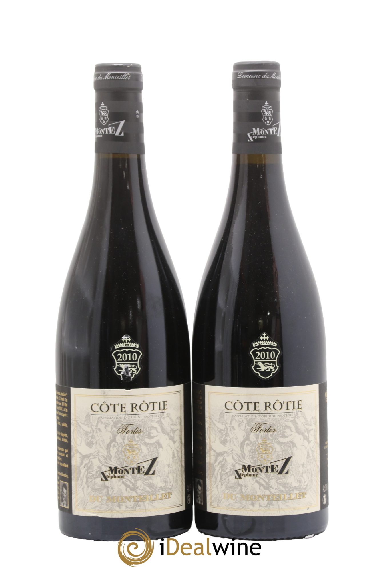 Côte-Rôtie Fortis Monteillet (Domaine du) - Stéphane Montez 2010 - Lotto di 2 bottiglie - 0