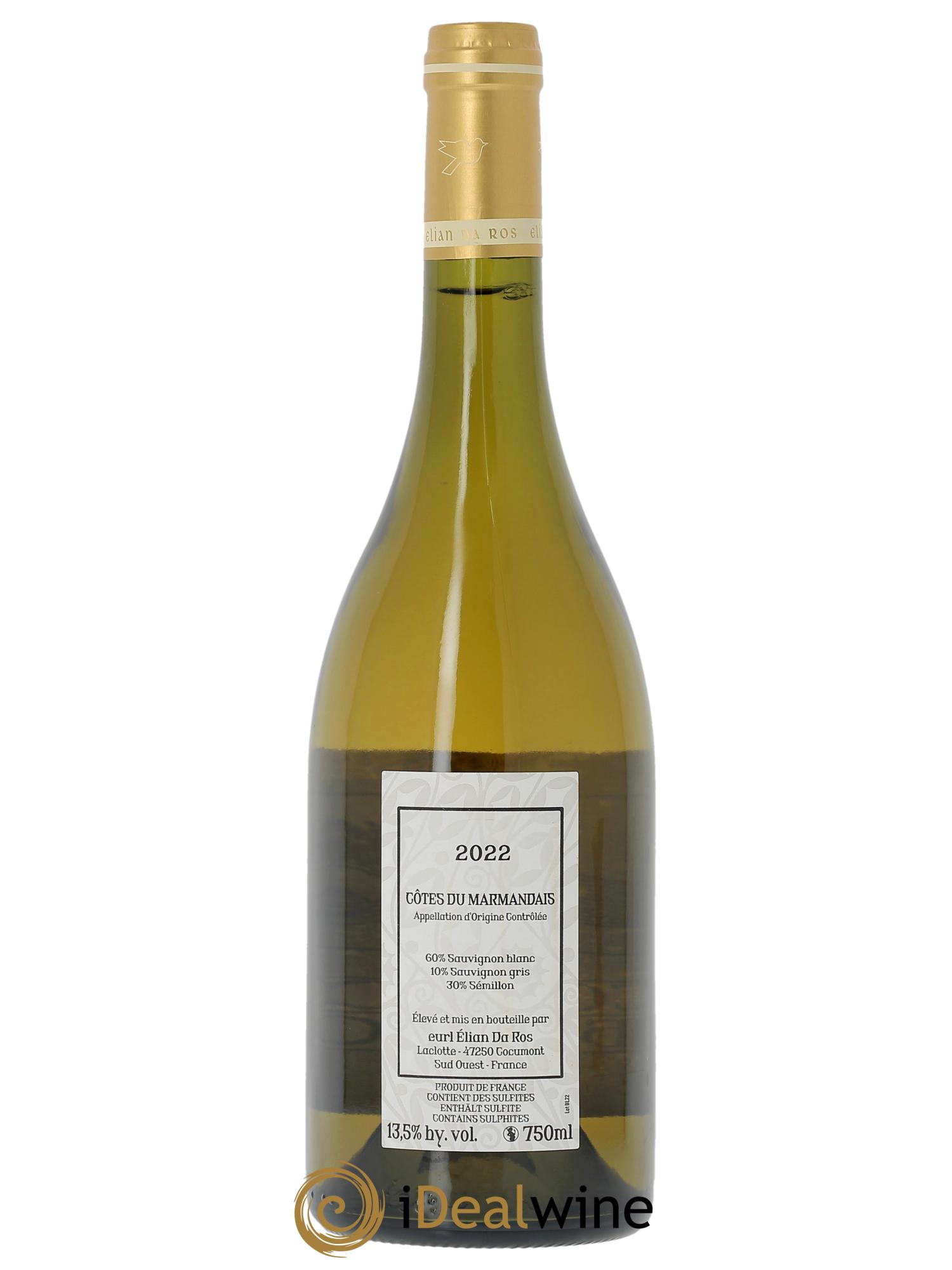 Côtes du Marmandais Coucou Elian Da Ros (Domaine)  2022 - Lot of 1 bottle - 1
