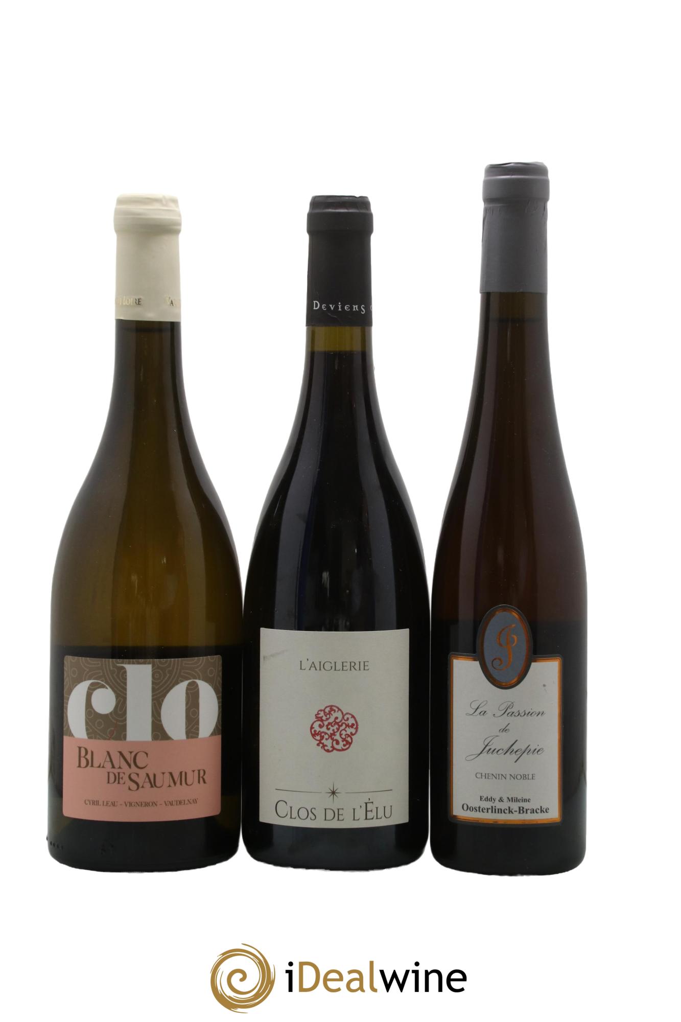 Assortiment de vins d'Anjou noir - Saumur - Bourgueil N°15 - Lot of 6 bottles - 2