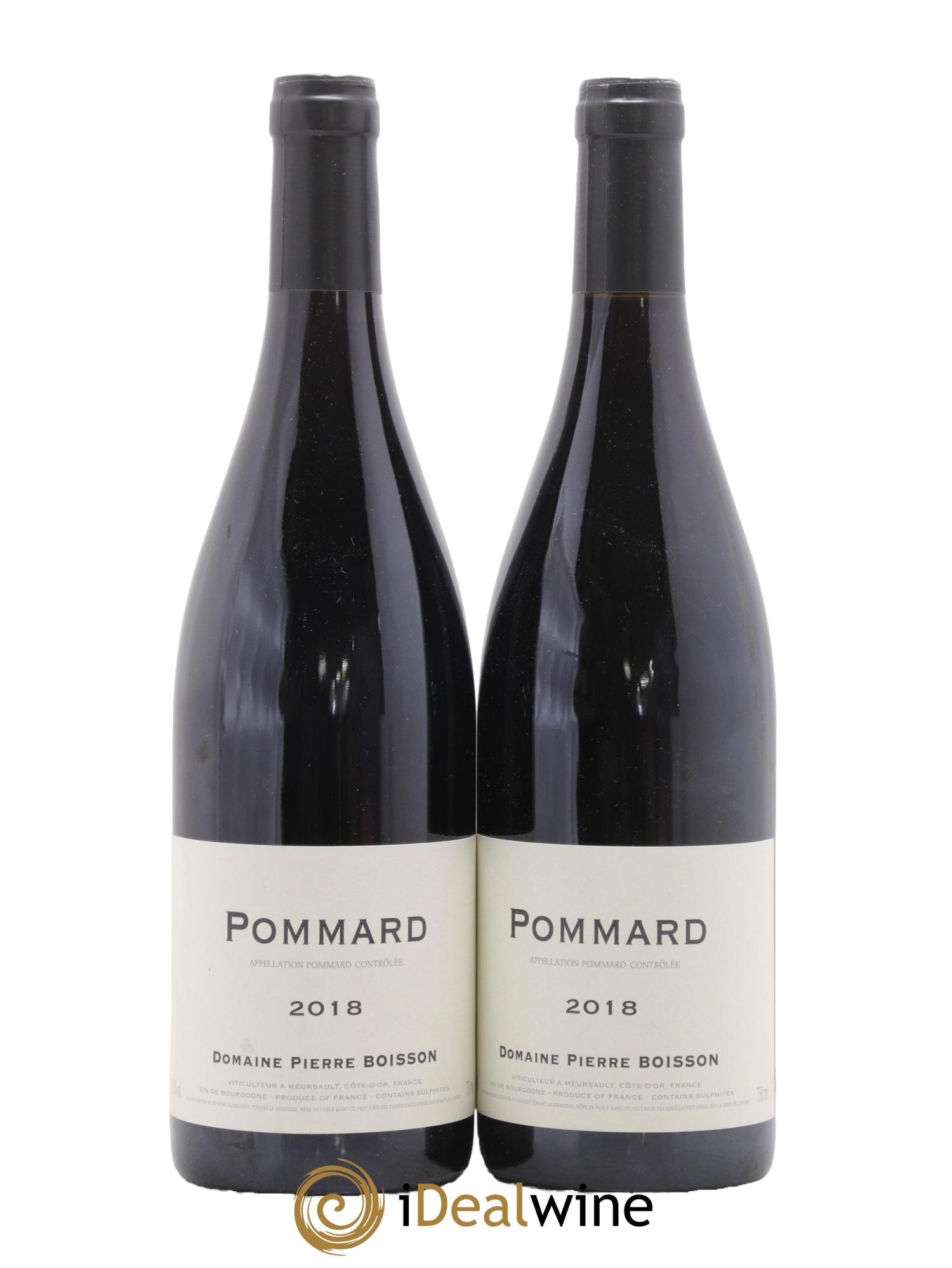 Pommard Pierre Boisson 2018 - Lot of 2 bottles - 0