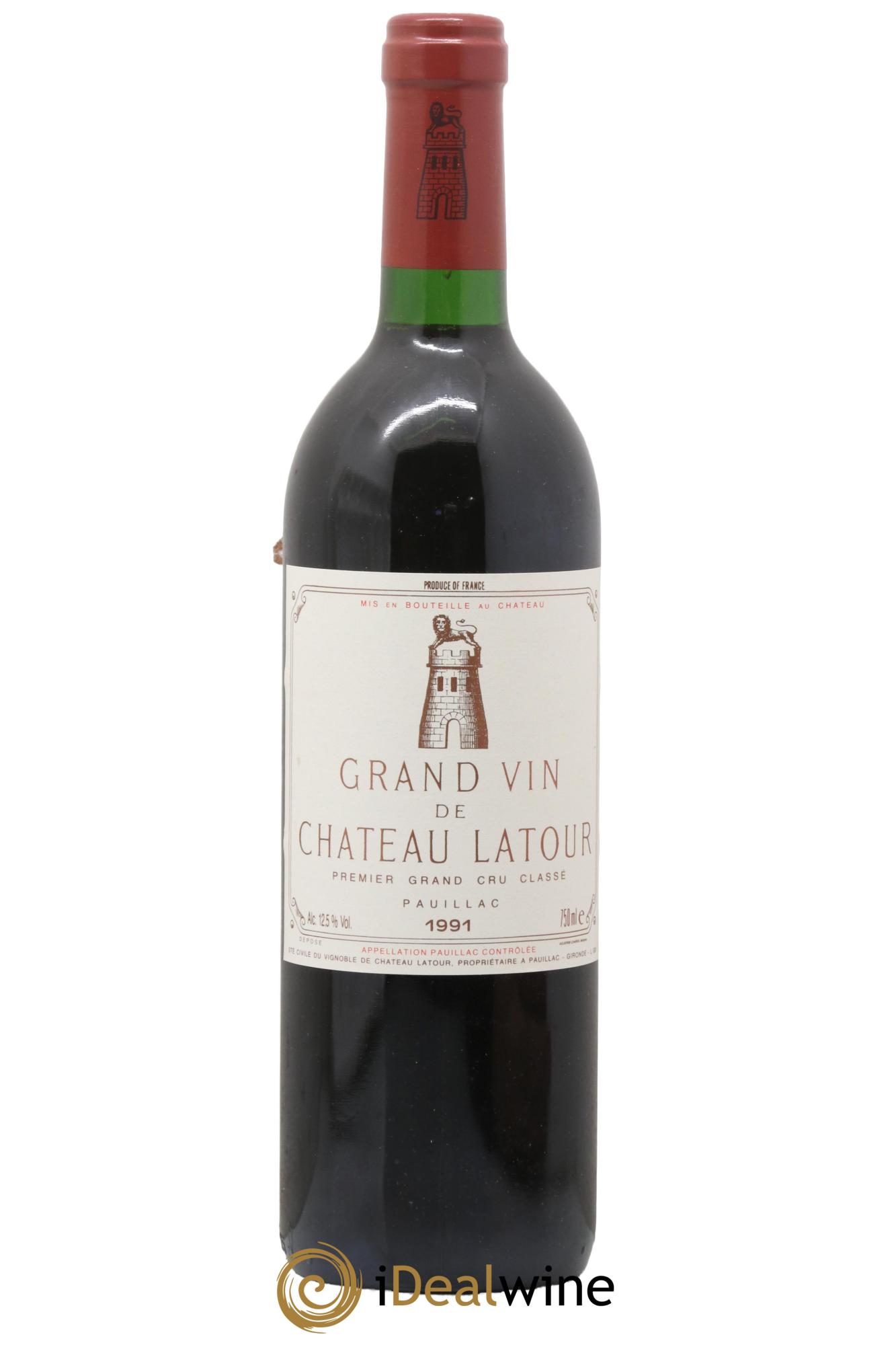 Château Latour 1er Grand Cru Classé 1991 - Lot of 1 bottle - 0