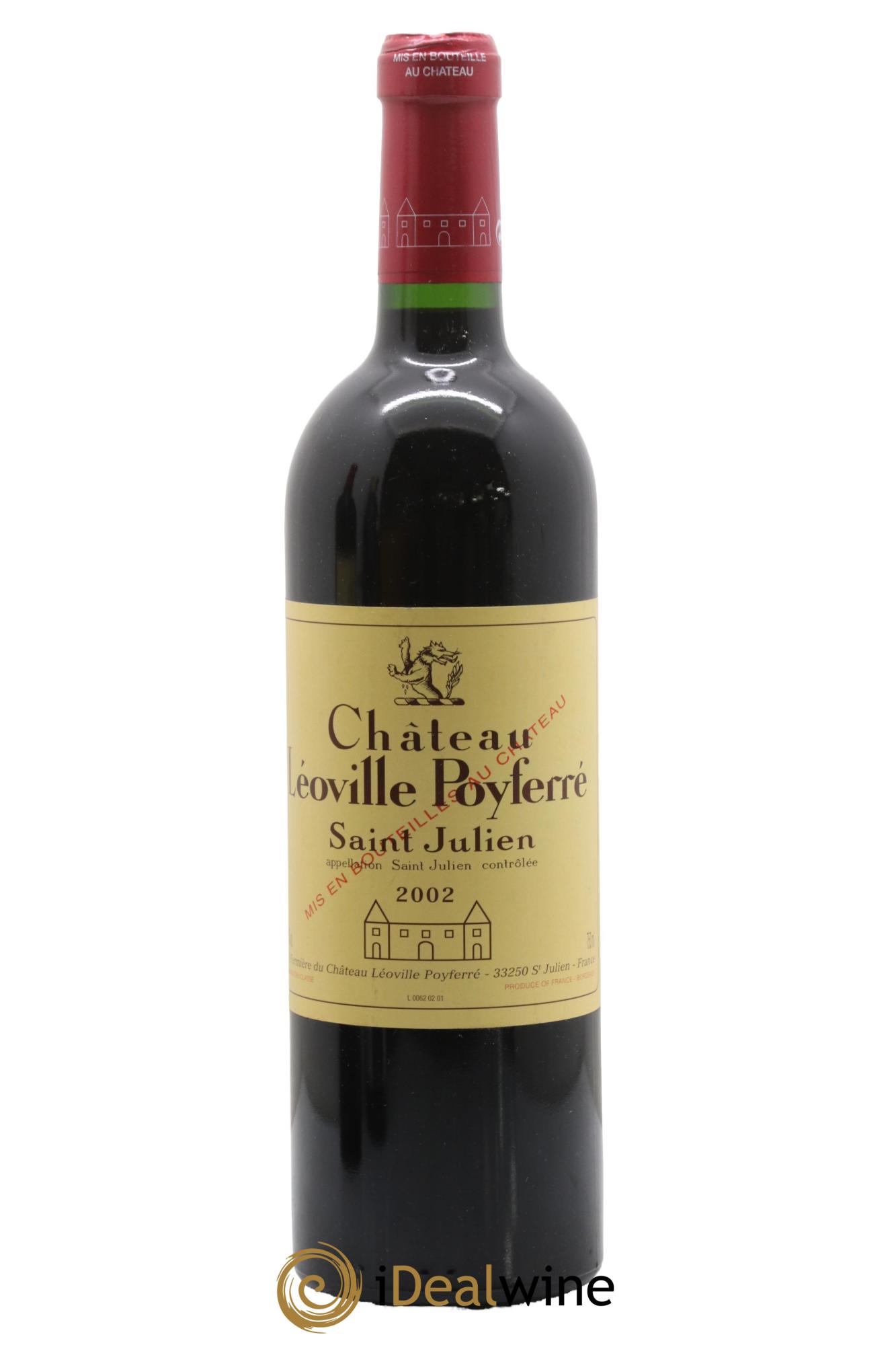 Château Léoville Poyferré 2ème Grand Cru Classé 2002 - Lot of 1 bottle - 0