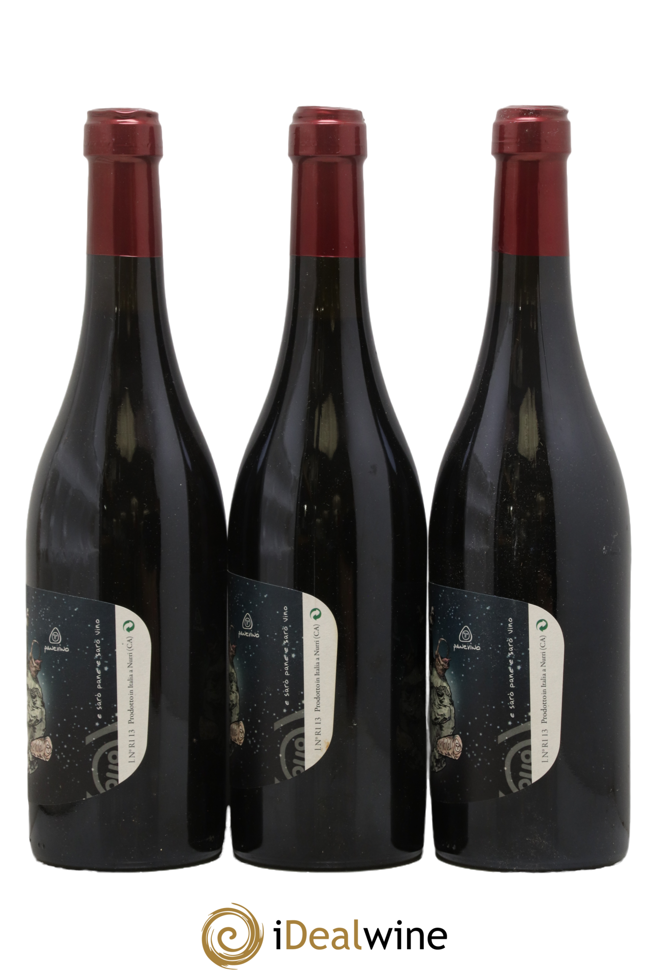Sardaigne Vino Rosso Su'Chi No'Nau Panevino 2013 - Lot of 3 bottles - 1