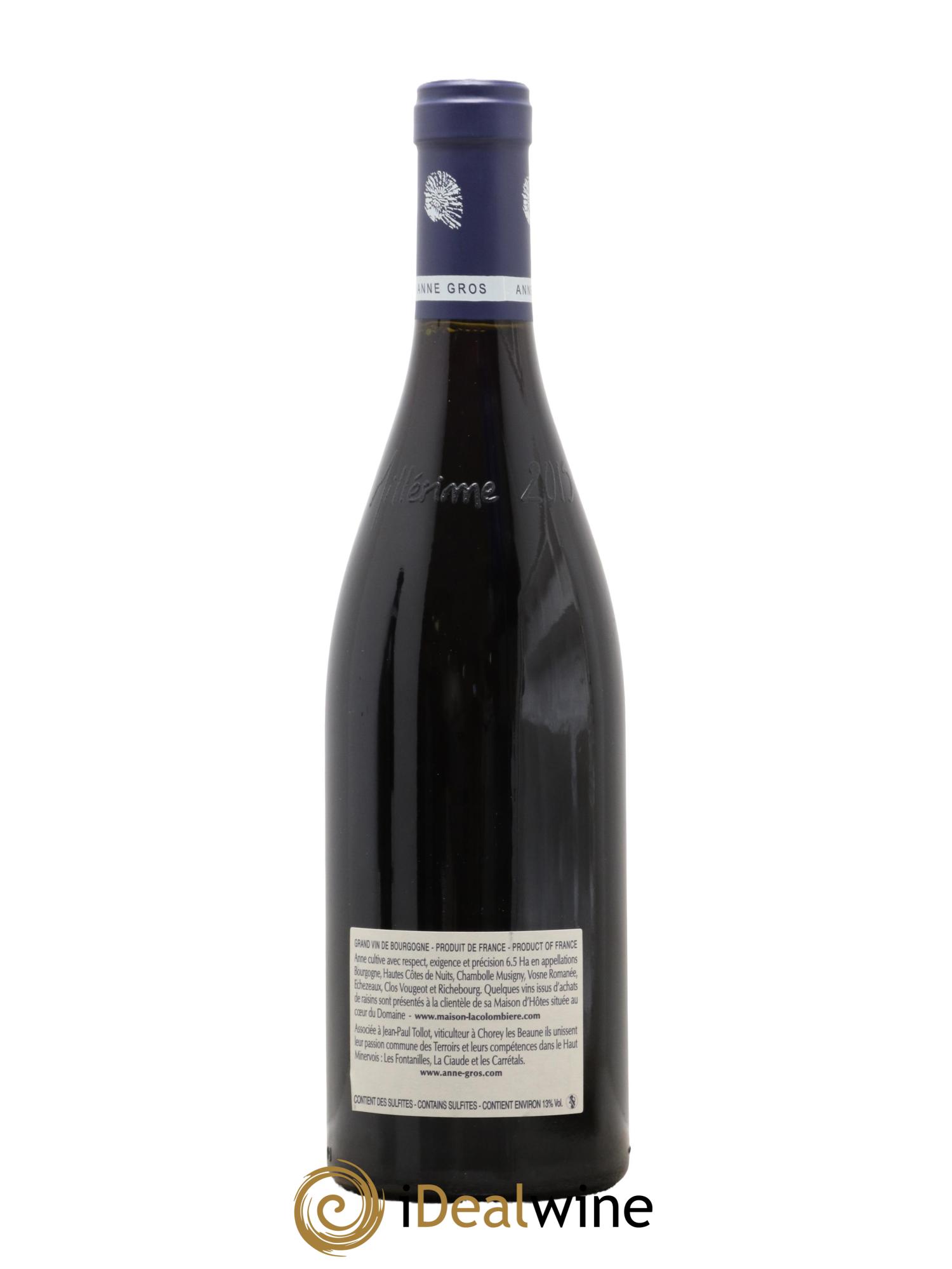 Echezeaux Grand Cru Les Loachausses Anne Gros 2015 - Lot de 1 bouteille - 1