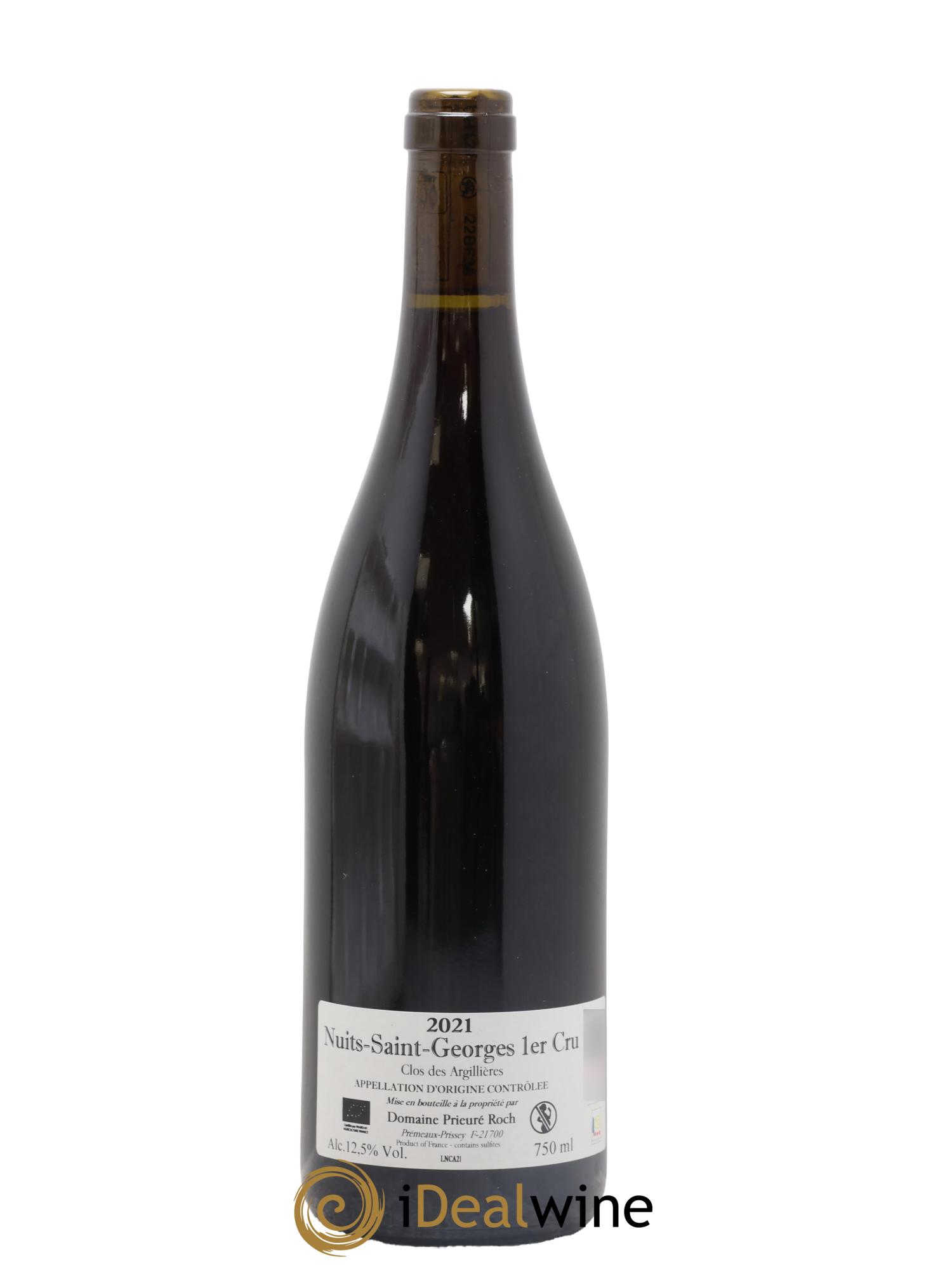 Nuits-Saint-Georges 1er Cru Clos des Argillières Prieuré Roch 2021 - Lot of 1 bottle - 1