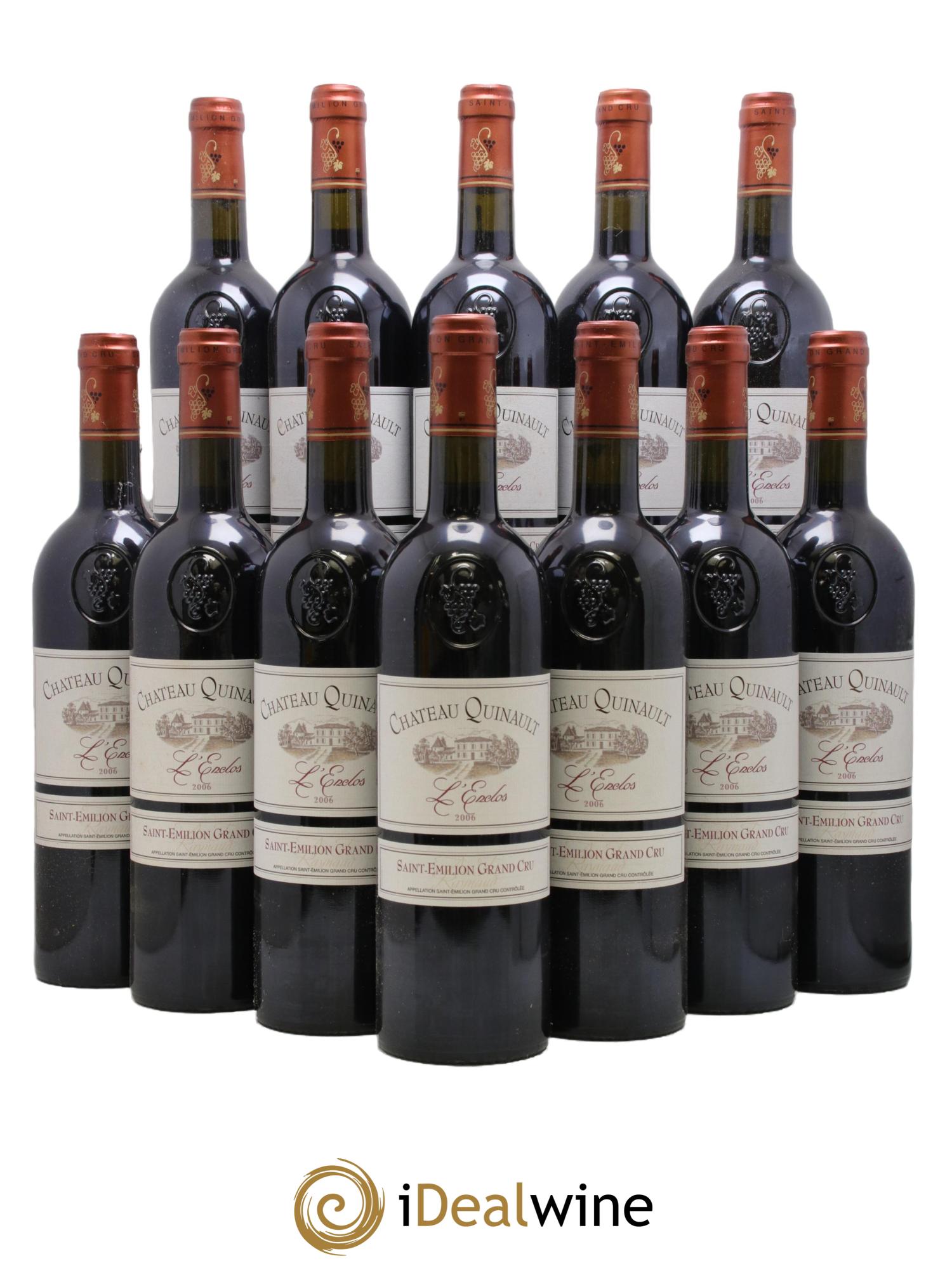 Château Quinault L'Enclos 2006 - Lotto di 12 bottiglie - 0