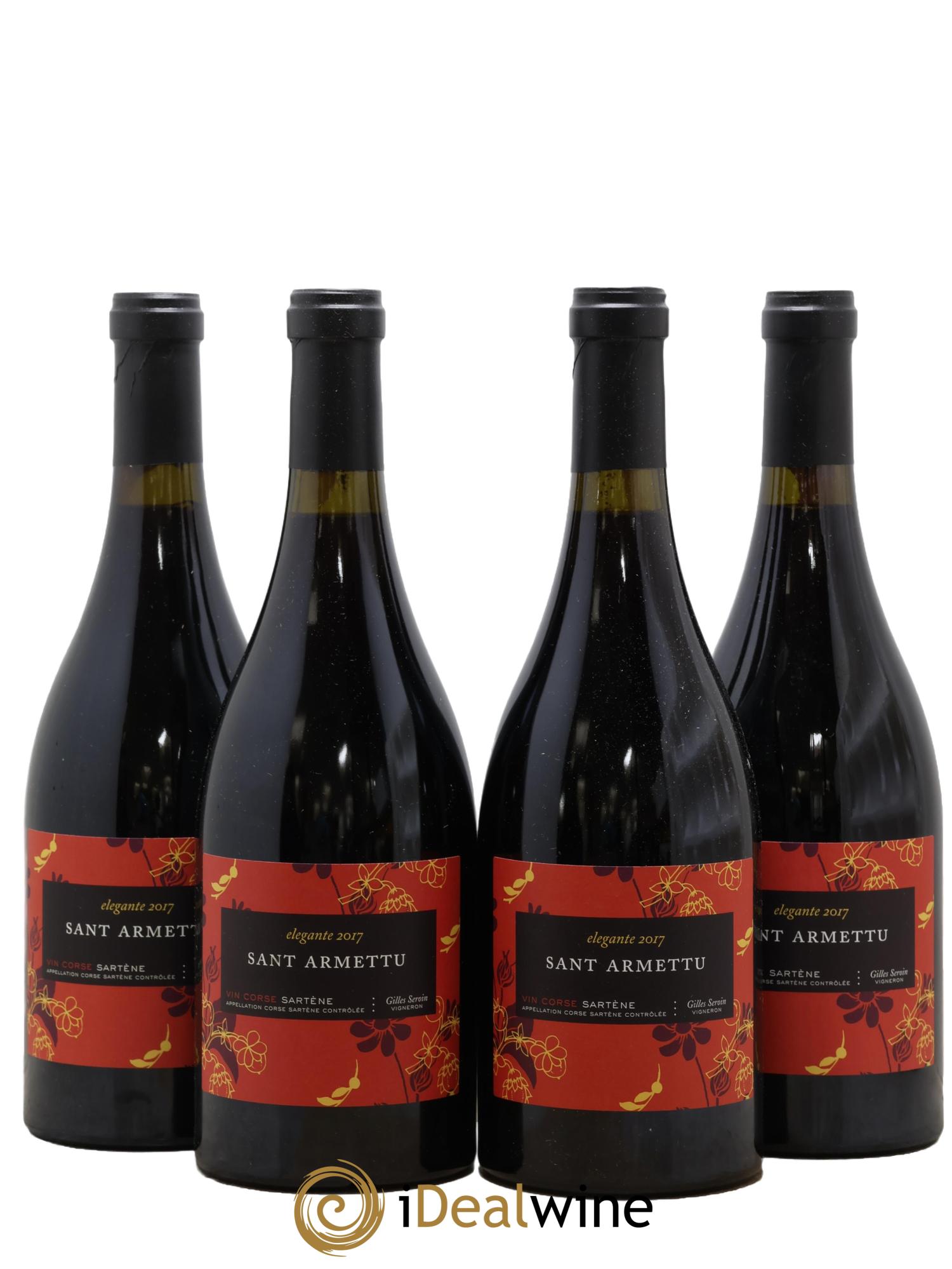 Vin de Corse Sartène Saint Armettu Elegante 2017 - Lotto di 4 bottiglie - 0
