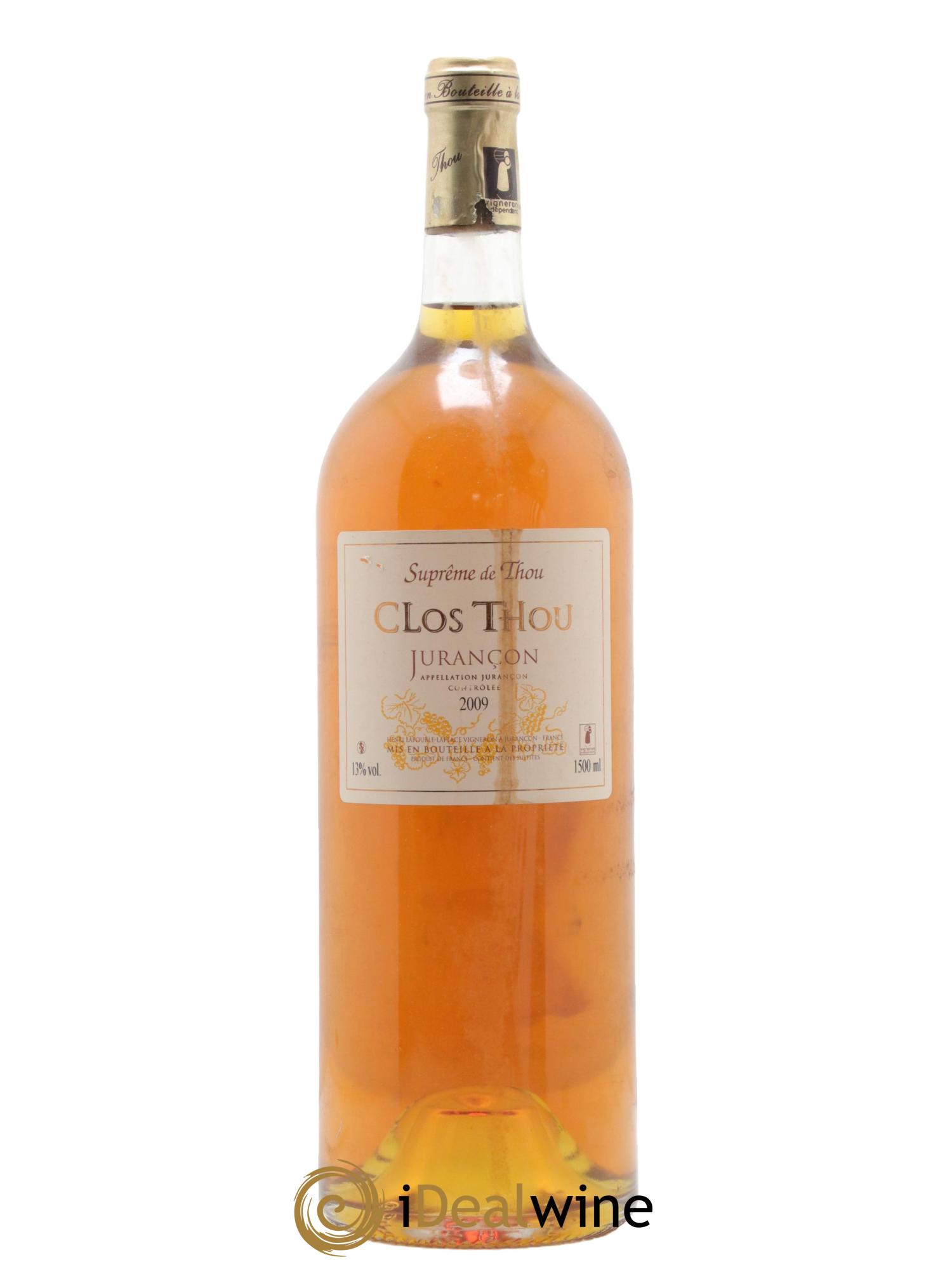 Jurançon Supreme de Thou Clos Thou 2009 - Lot de 1 magnum - 0