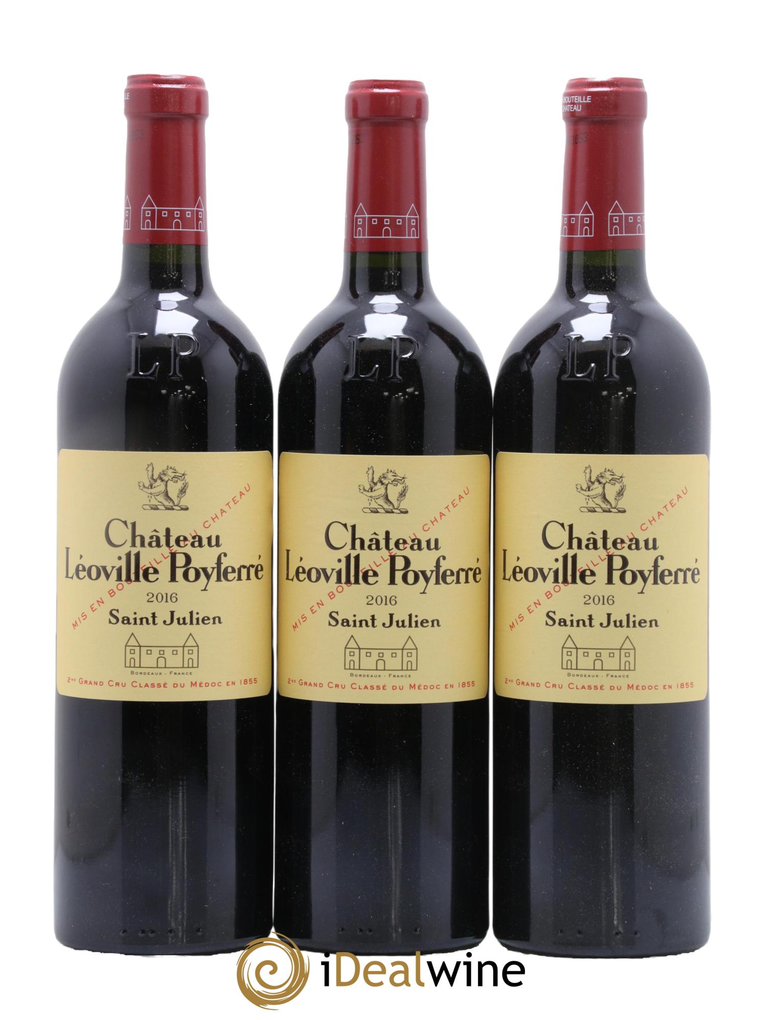 Château Léoville Poyferré 2ème Grand Cru Classé 2016 - Lot de 6 bouteilles - 2