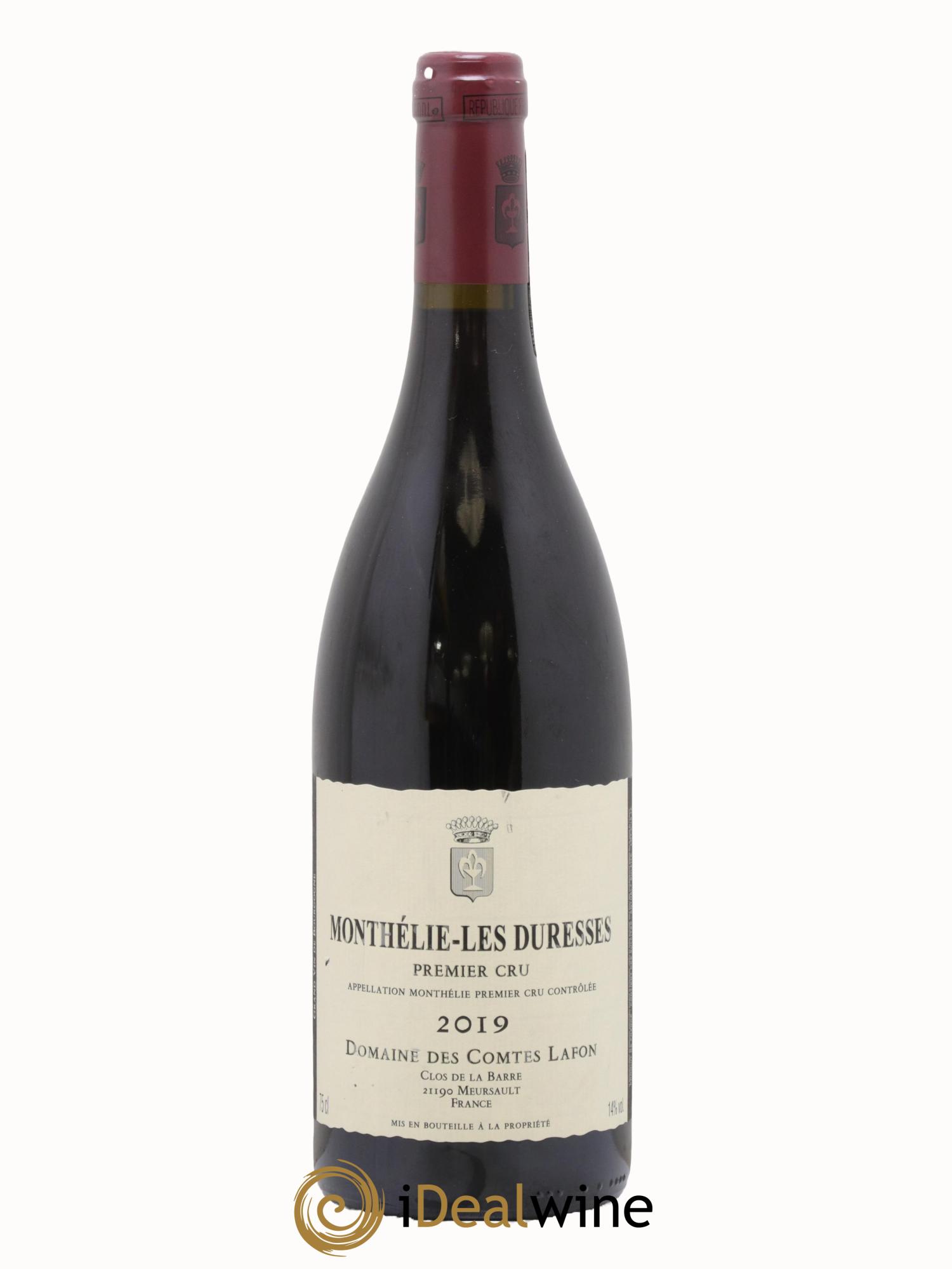 Monthélie 1er Cru Les Duresses Comtes Lafon (Domaine des) 2019 - Lot de 1 bouteille - 0
