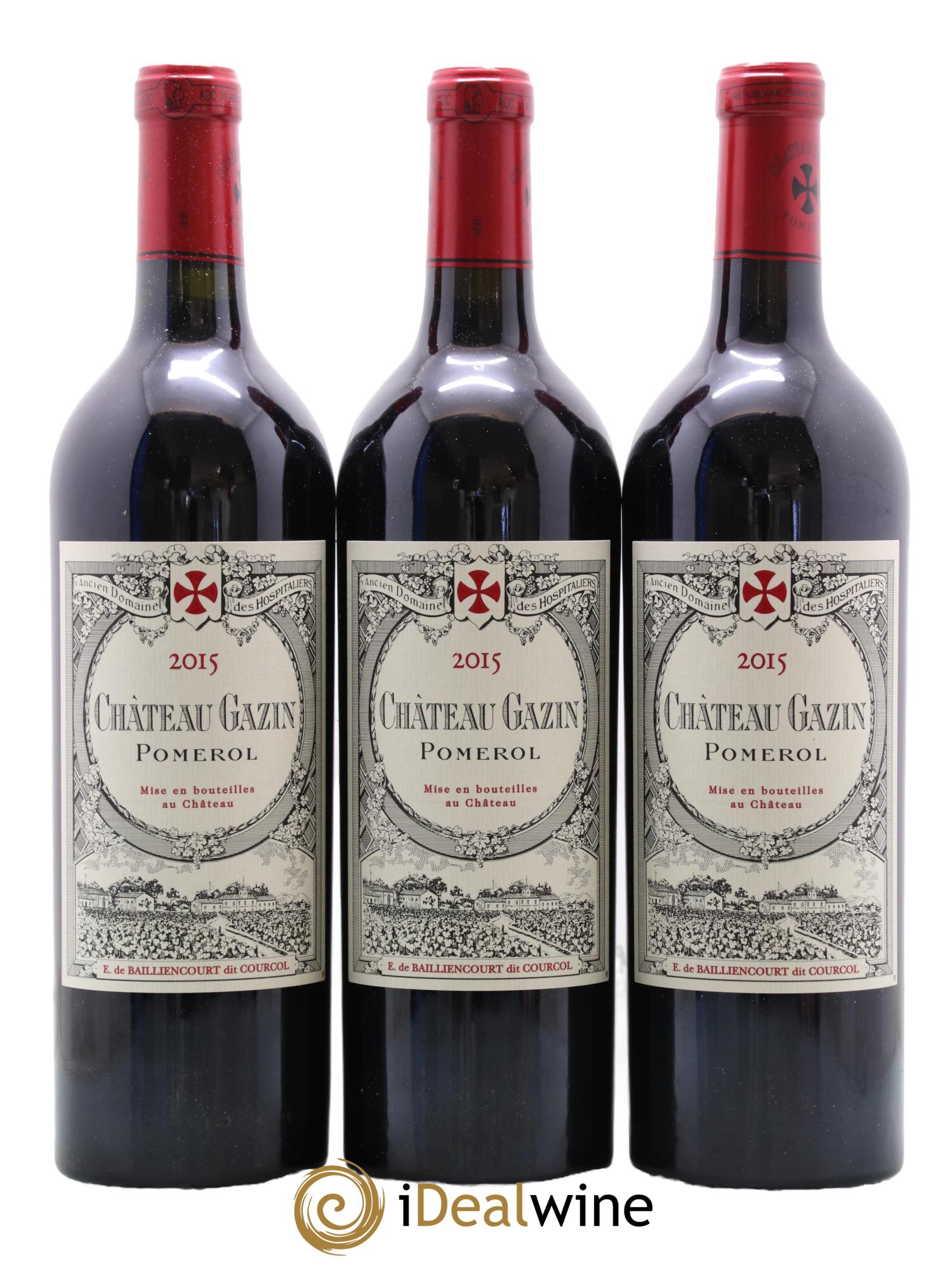 Château Gazin 2015 - Lot de 6 bouteilles - 1