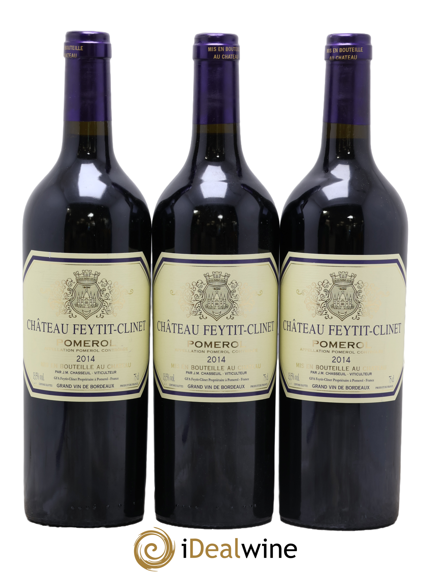 Château Feytit-Clinet 2014 - Lot de 3 bouteilles - 0