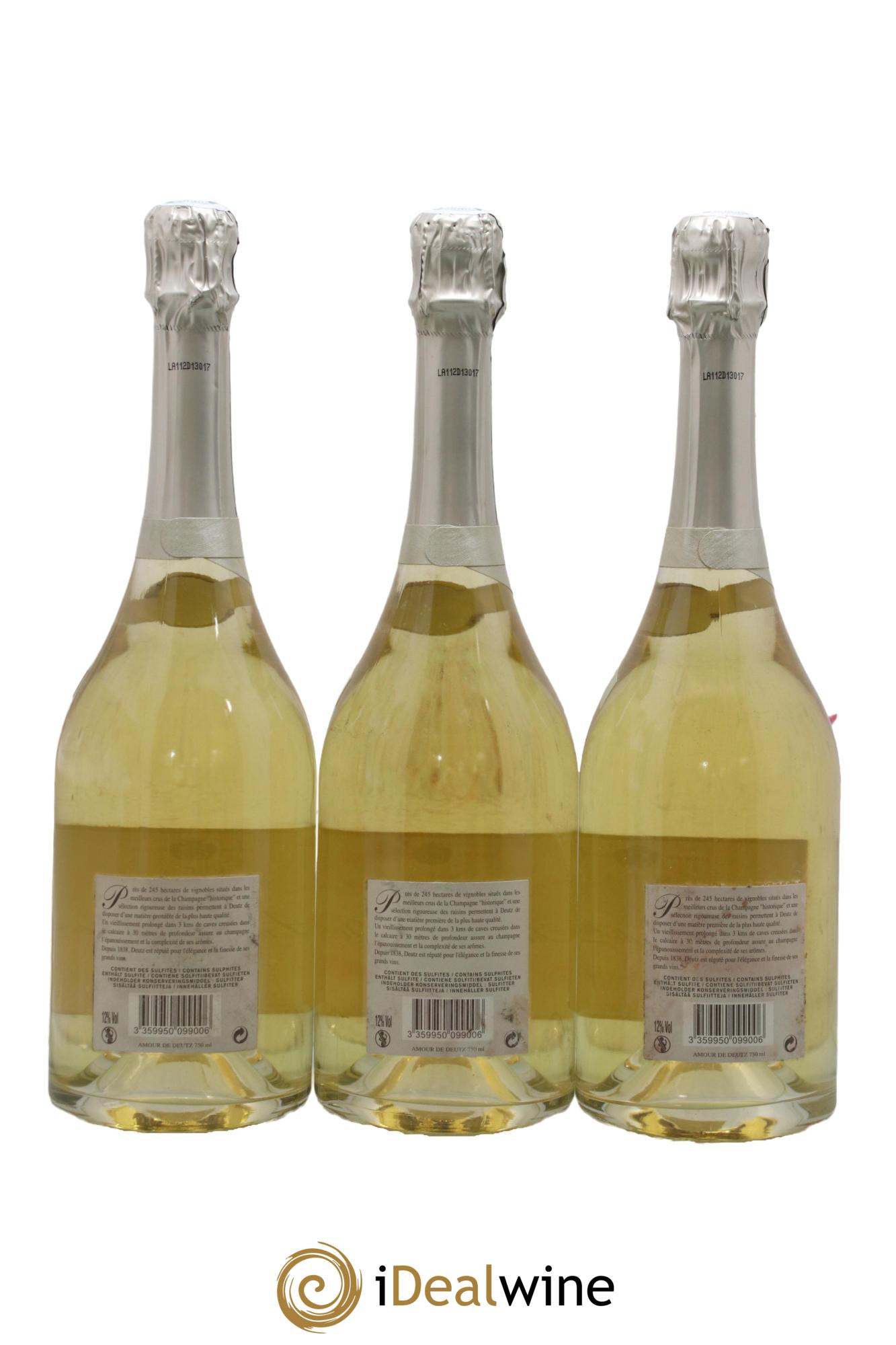 Amour de Deutz Brut Deutz 2008 - Lot de 3 bouteilles - 1