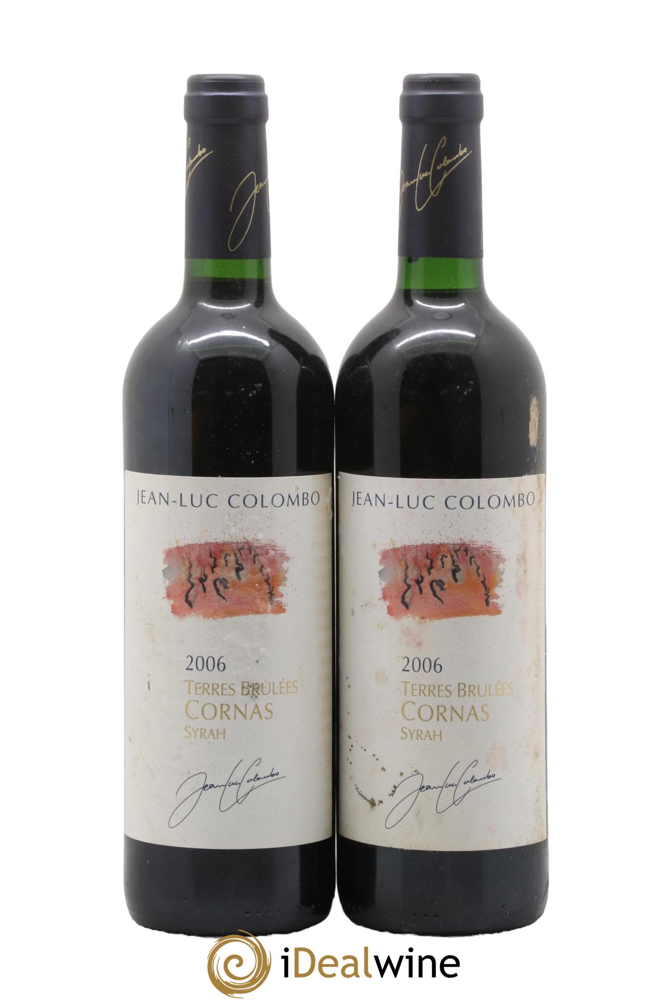Cornas Terres Brûlées Jean-Luc Colombo 2006 - Lot of 2 bottles - 0