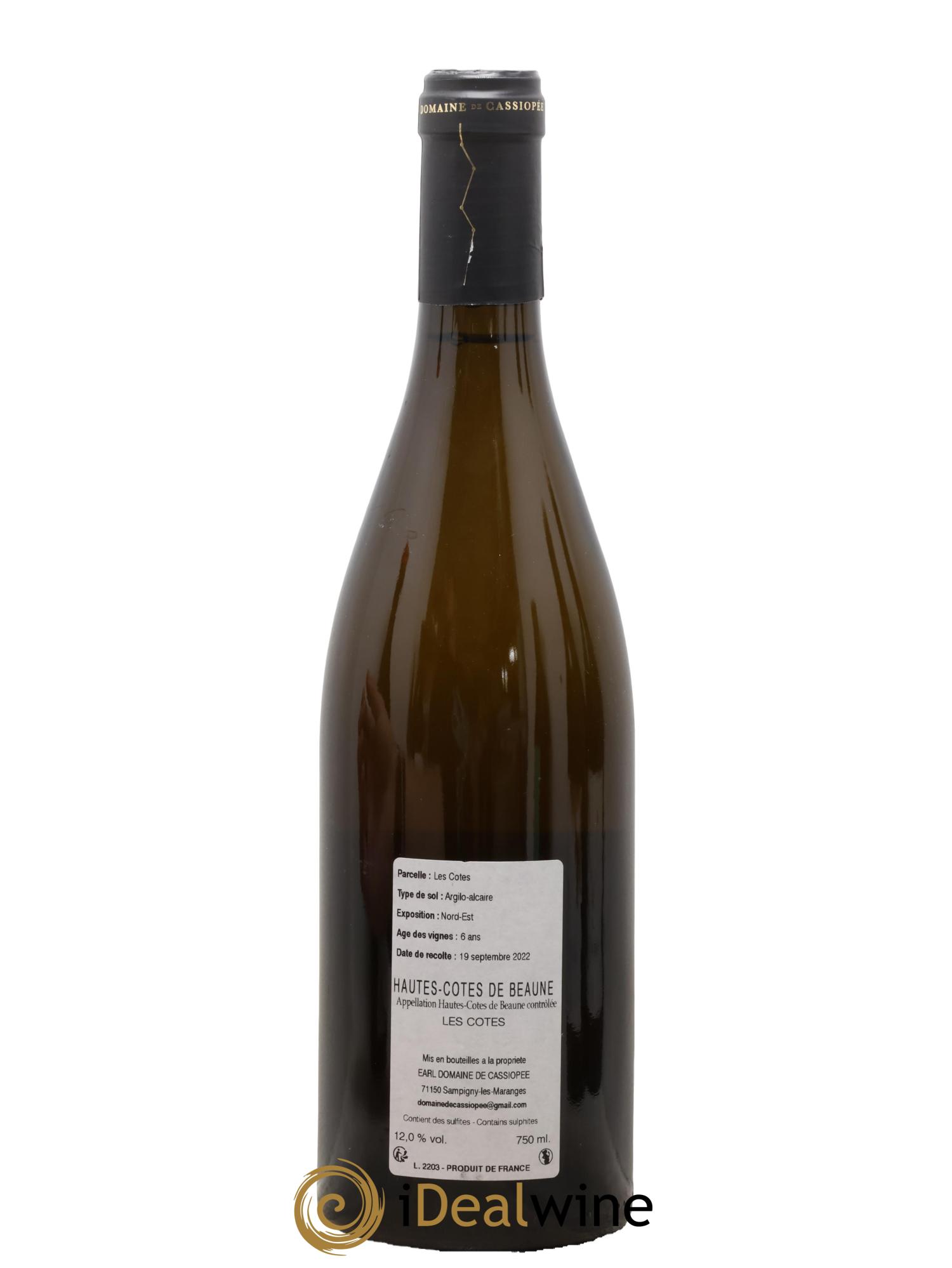 Hautes-Côtes de Beaune Les Cotés Domaine de Cassiopée 2022 - Lotto di 1 bottiglia - 1