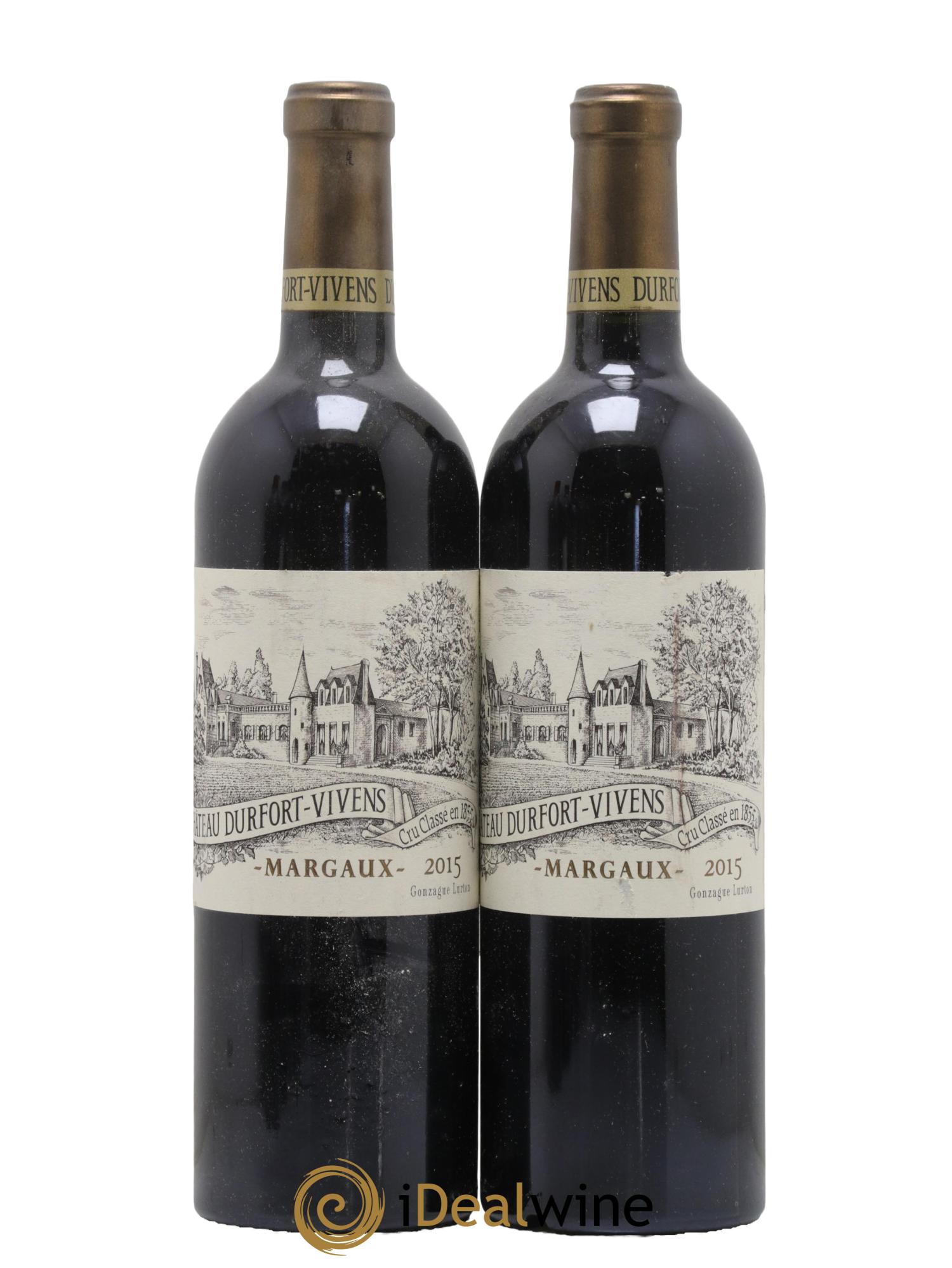 Château Durfort Vivens 2ème Grand Cru Classé 2015 - Lot de 2 bouteilles - 0