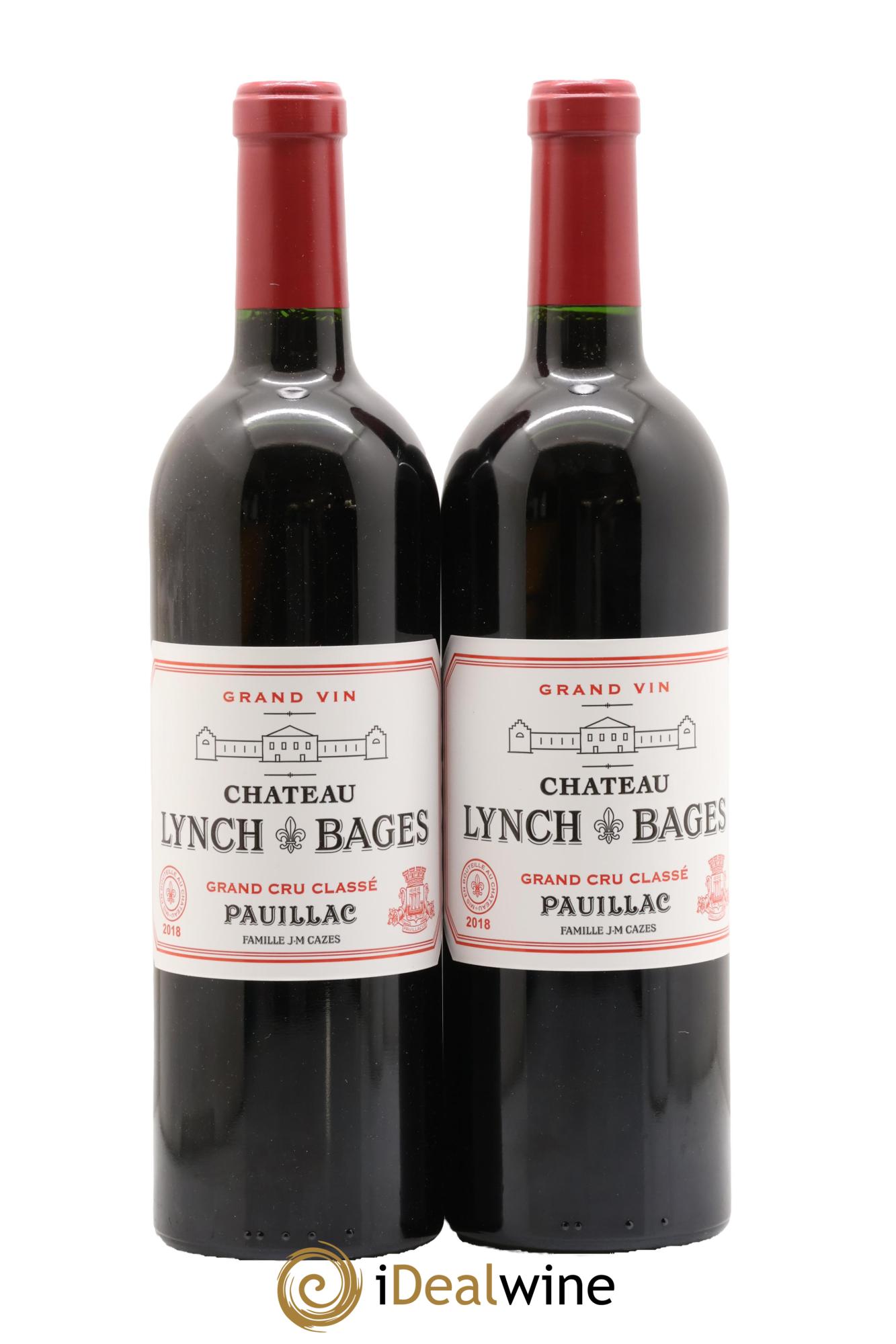 Château Lynch Bages 5ème Grand Cru Classé 2018 - Posten von 2 Flaschen - 0