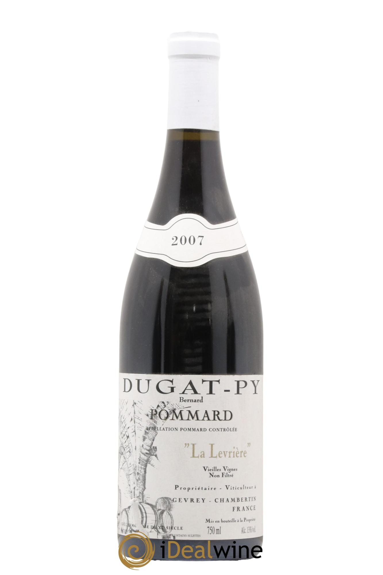 Pommard La Levrière Vieilles Vignes Dugat-Py 2007 - Lot de 1 bouteille - 0