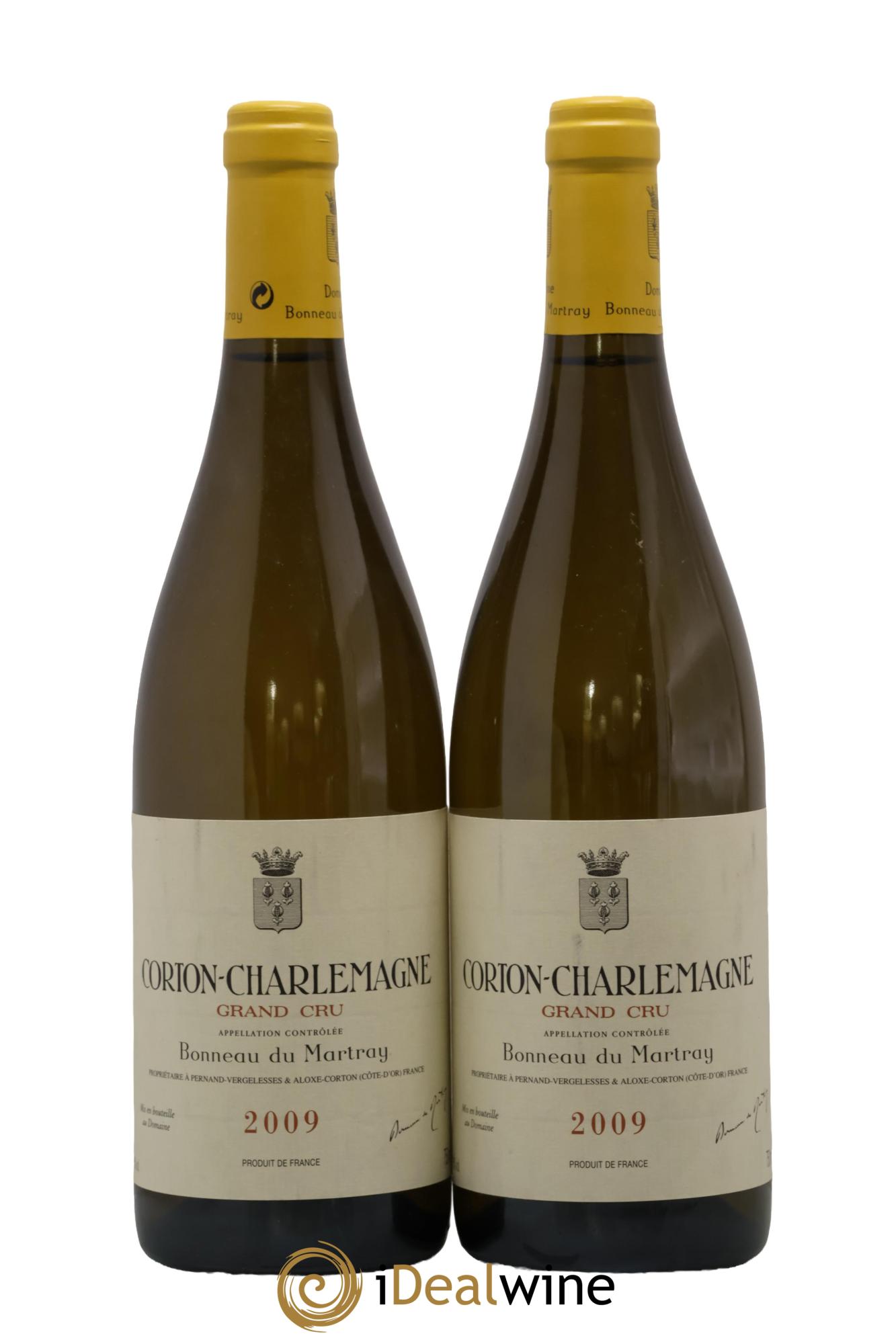 Corton-Charlemagne Grand Cru Bonneau du Martray (Domaine) 2009 - Lot de 2 bouteilles - 0