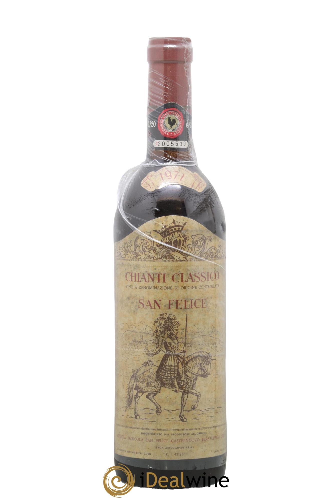 Chianti Classico DOCG San Felice Azienda Agricola 1971 - Lot de 1 bouteille - 0