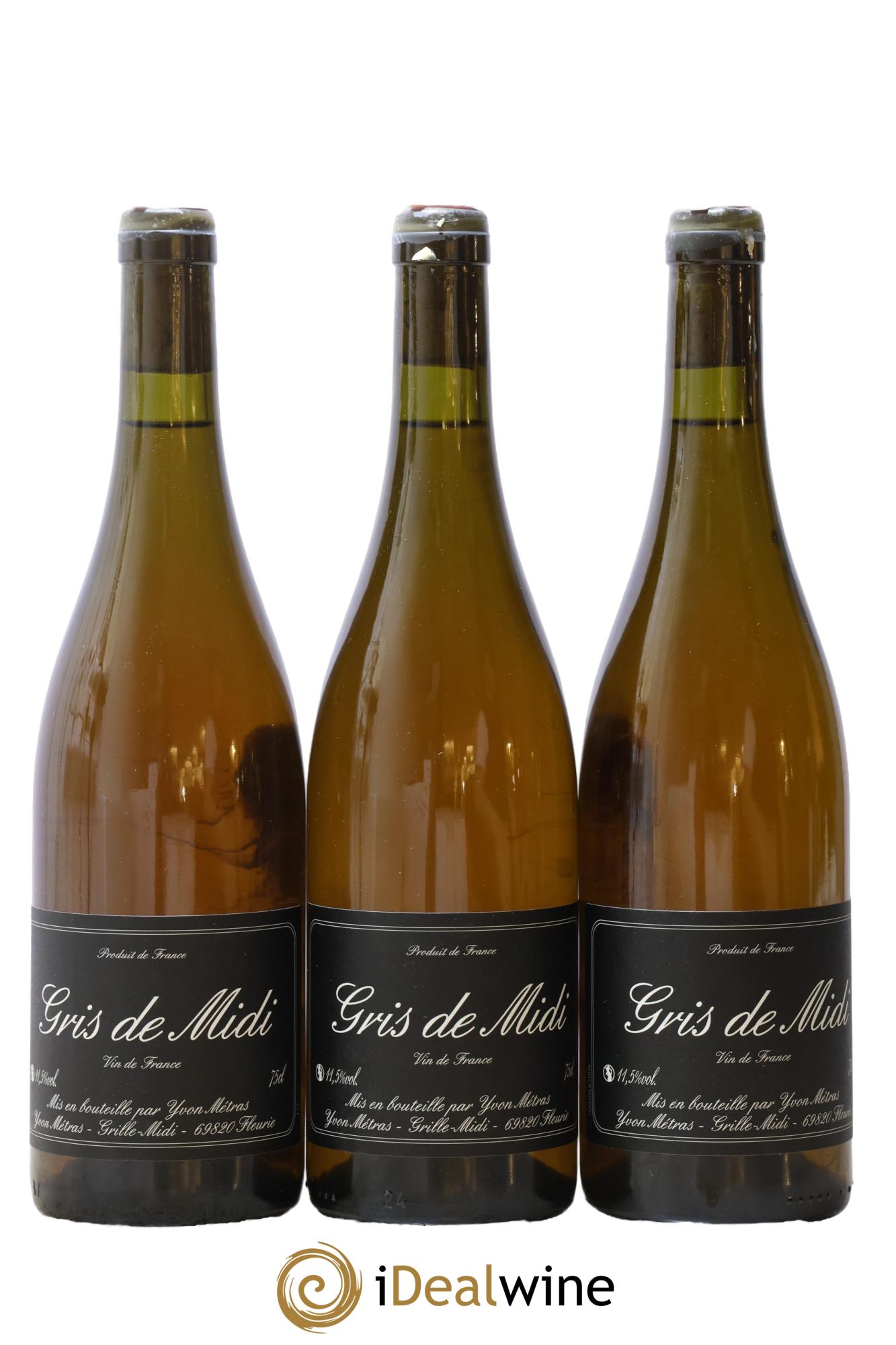 Beaujolais Gris de Midi Yvon Metras 2023 - Lot de 3 bouteilles - 0