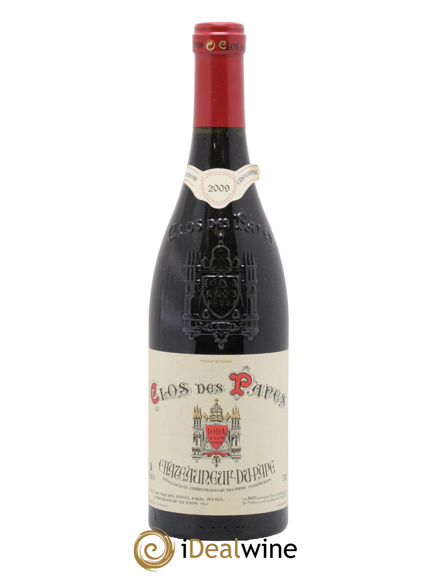 Châteauneuf-du-Pape Clos des Papes - Paul Avril 2009 - Lot de 1 bouteille - 0