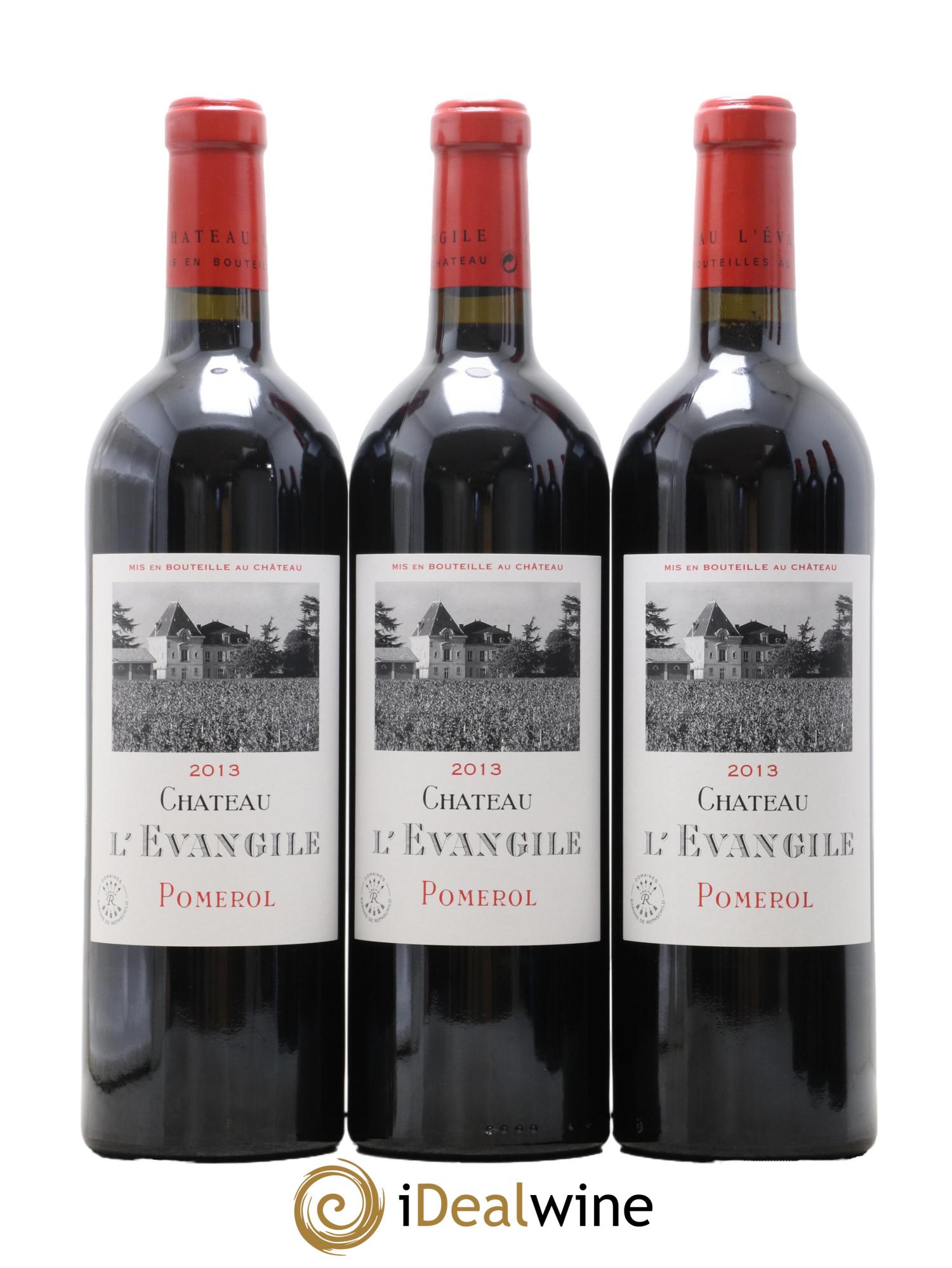 Château l' Évangile 2013 - Lot de 6 bouteilles - 1