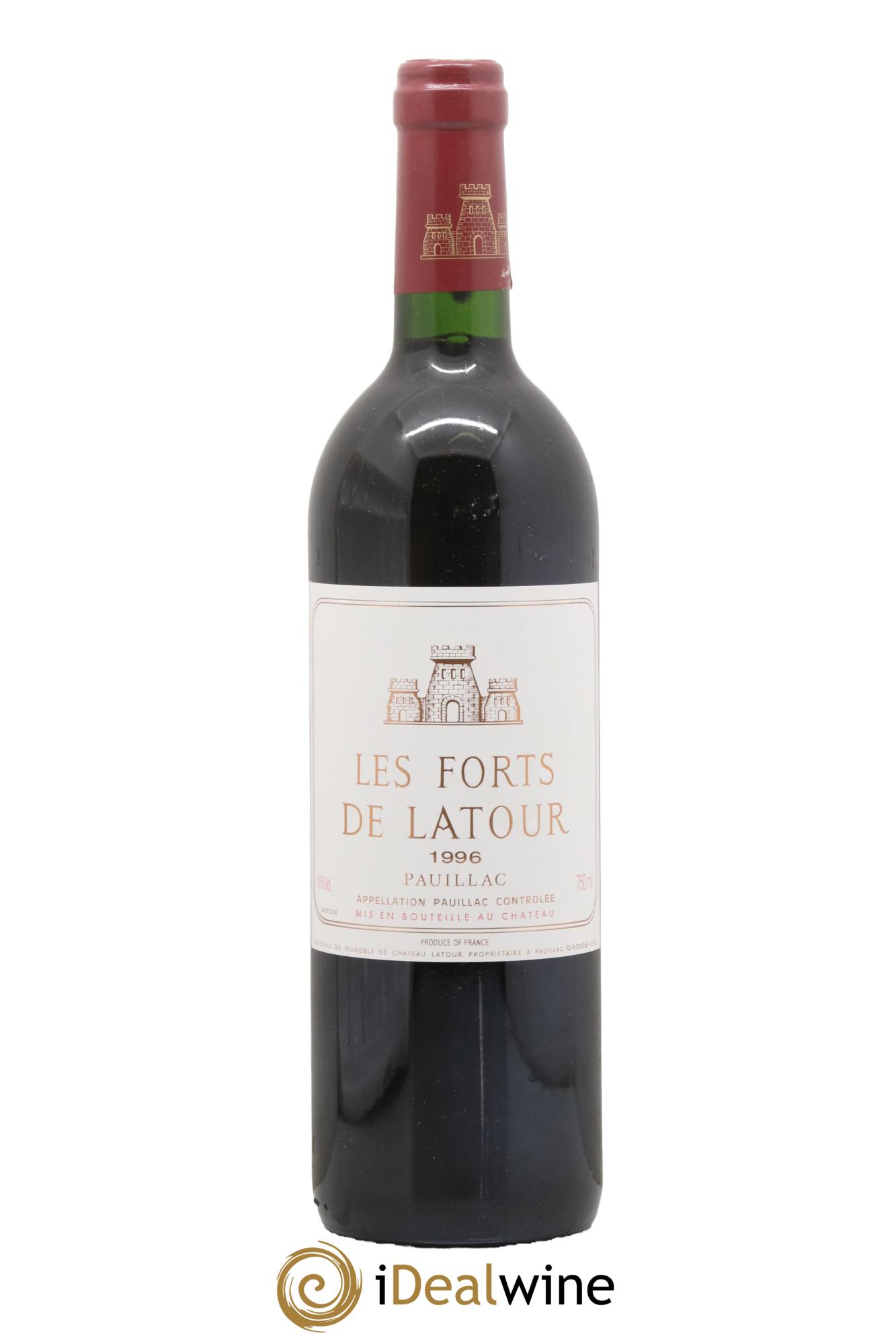 Les Forts de Latour Second Vin 1996 - Posten von 1 Flasche - 0