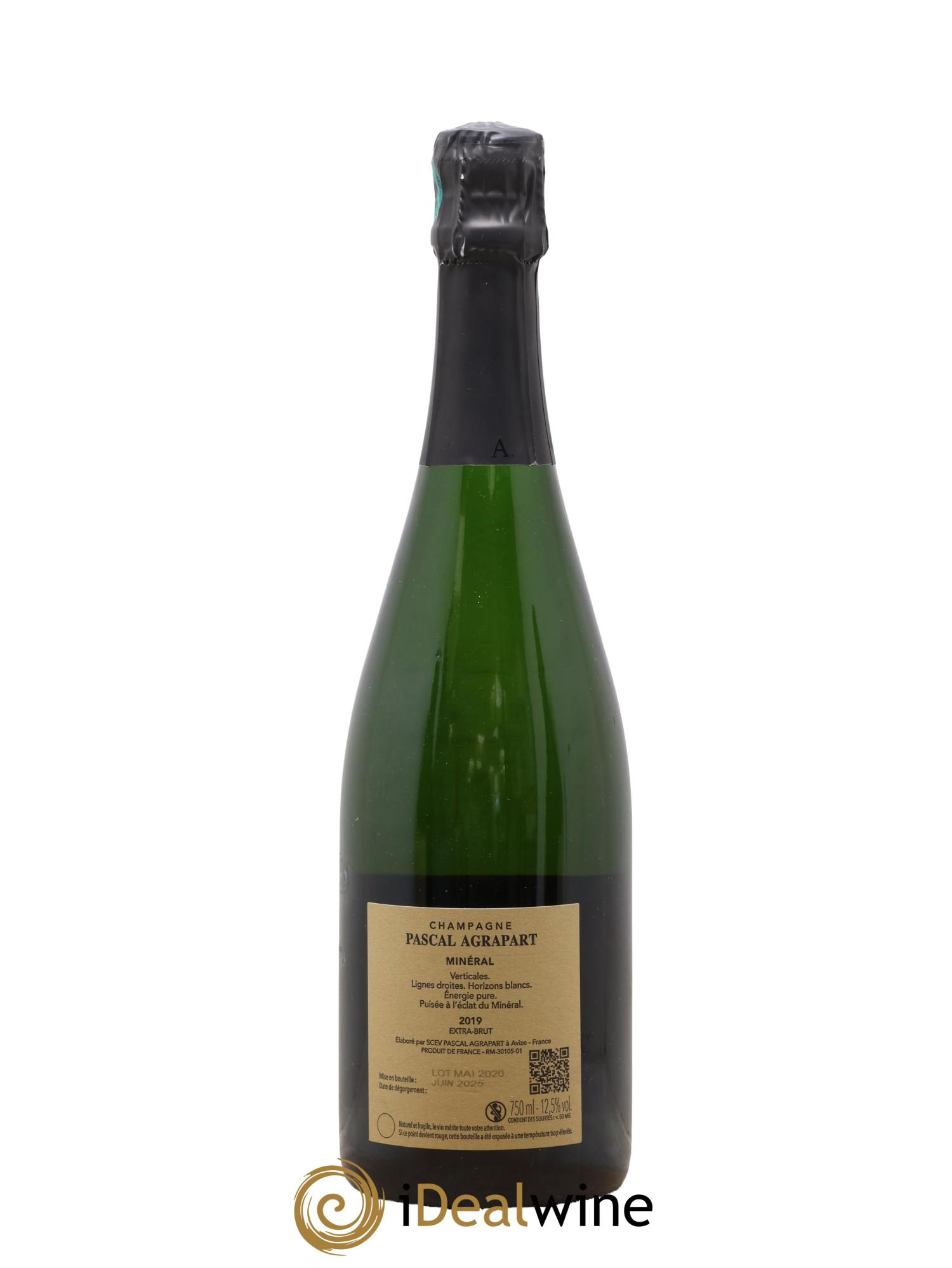 Minéral Blanc de Blancs Extra-Brut Agrapart & Fils 2019 - Lot de 1 bouteille - 1