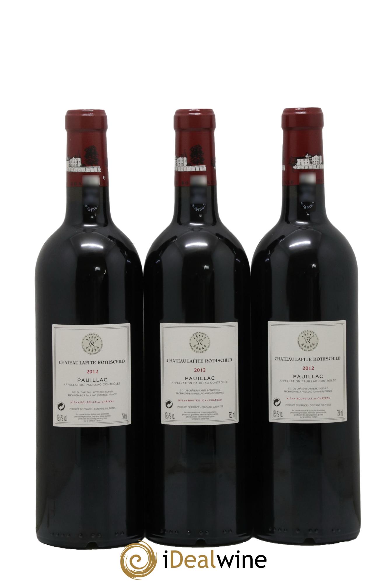 Château Lafite Rothschild 1er Grand Cru Classé 2012 - Lot de 6 bouteilles - 4