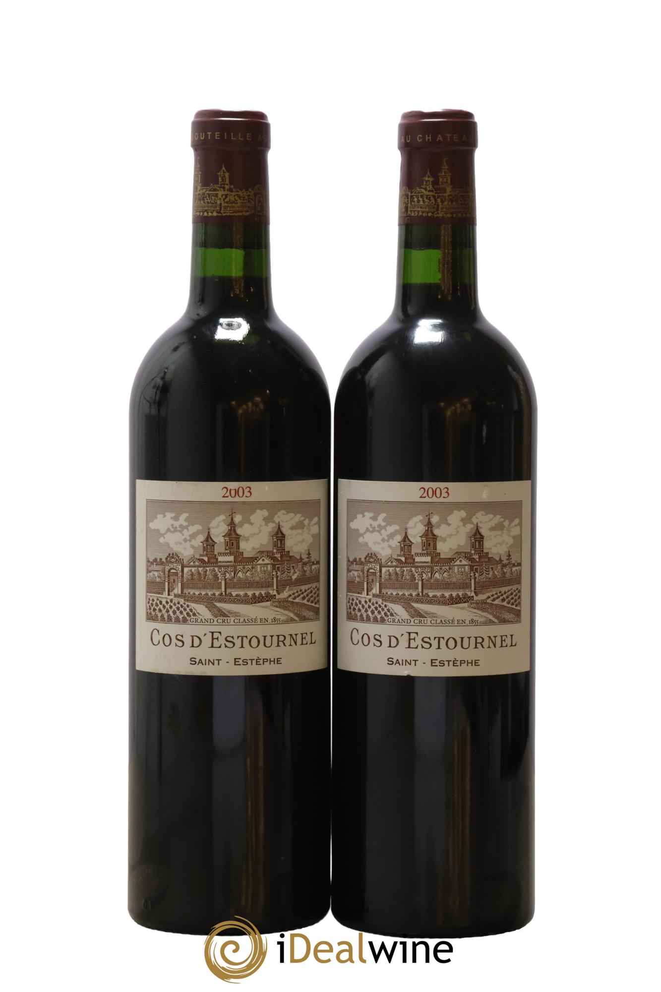 Cos d'Estournel 2ème Grand Cru Classé 2003 - Lot de 2 bouteilles - 0