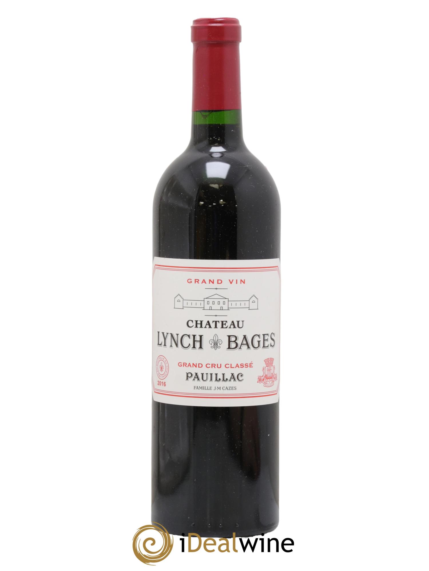 Château Lynch Bages 5ème Grand Cru Classé 2016 - Lot de 1 bouteille - 0