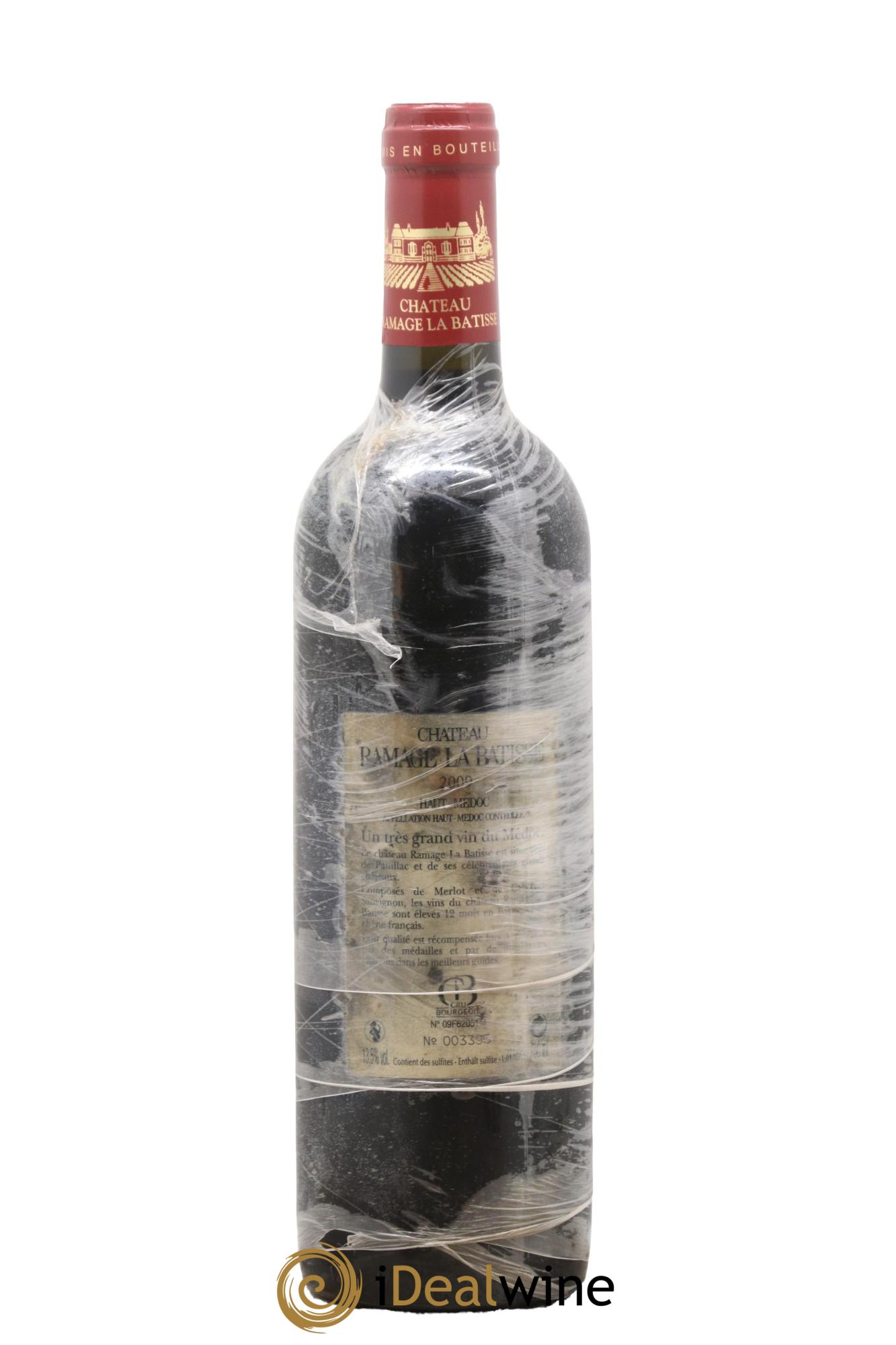 Château Ramage la Bâtisse Cru Bourgeois 2009 - Lot of 1 bottle - 1