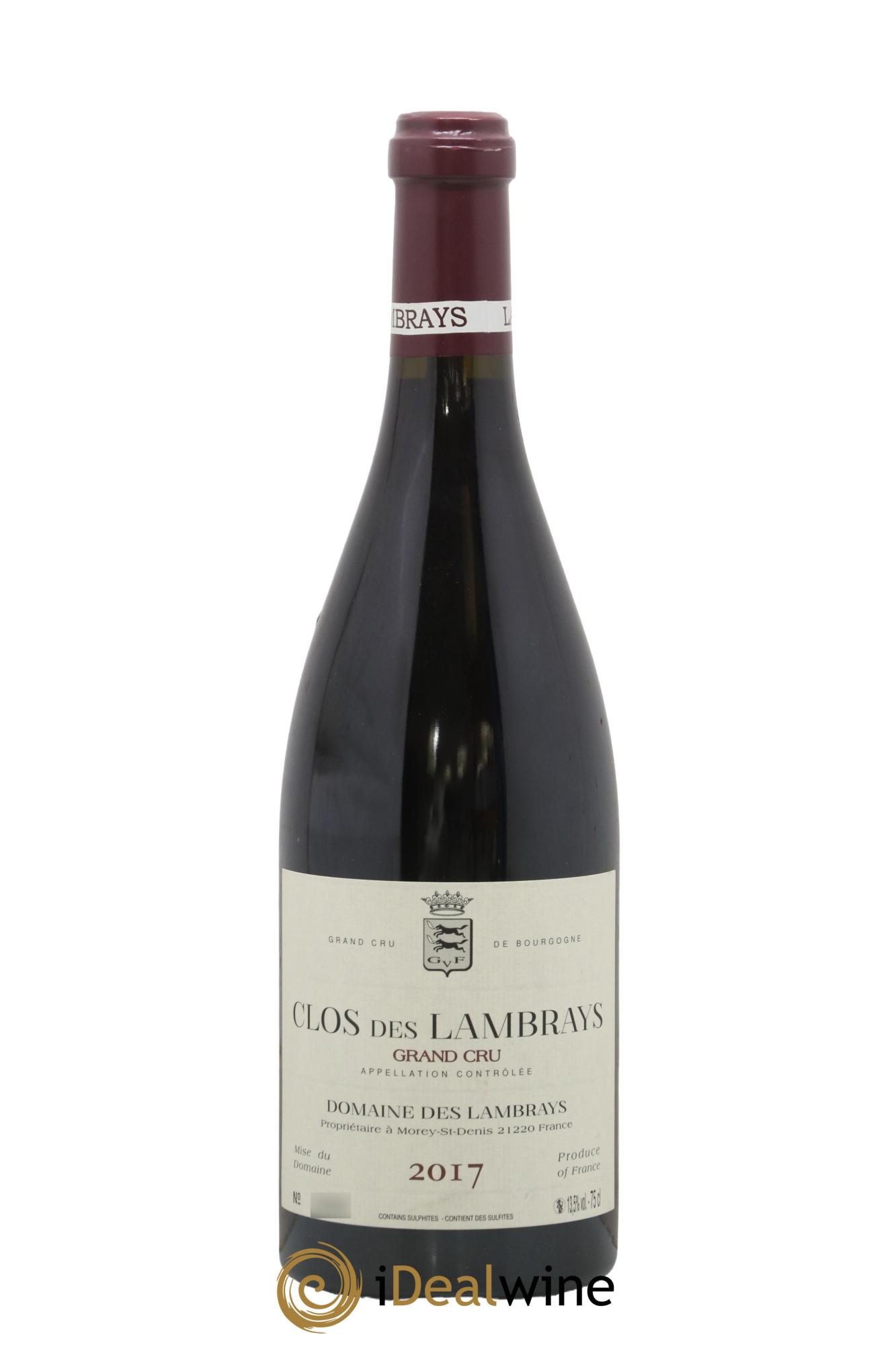 Clos des Lambrays Grand Cru Domaine des Lambrays 2017 - Lot of 1 bottle - 0