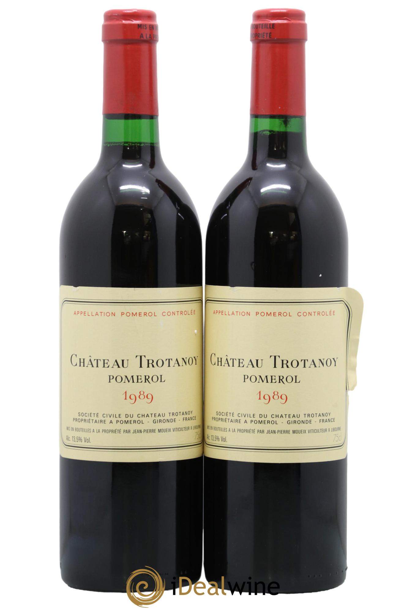Château Trotanoy 1989 - Lot of 2 bottles - 0