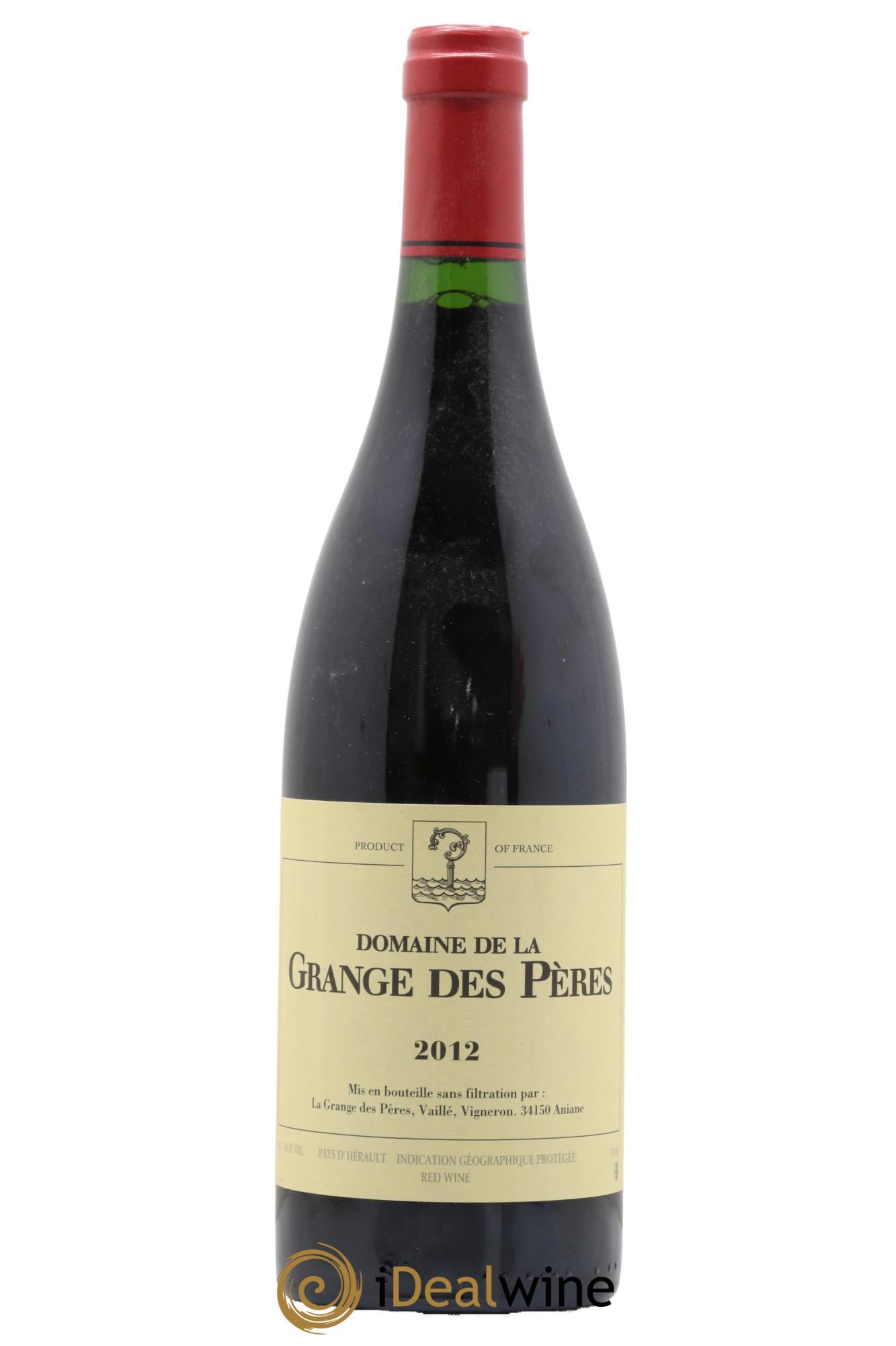Pays d'Hérault Grange des Pères Laurent Vaillé 2012 - Lot de 1 bouteille - 0