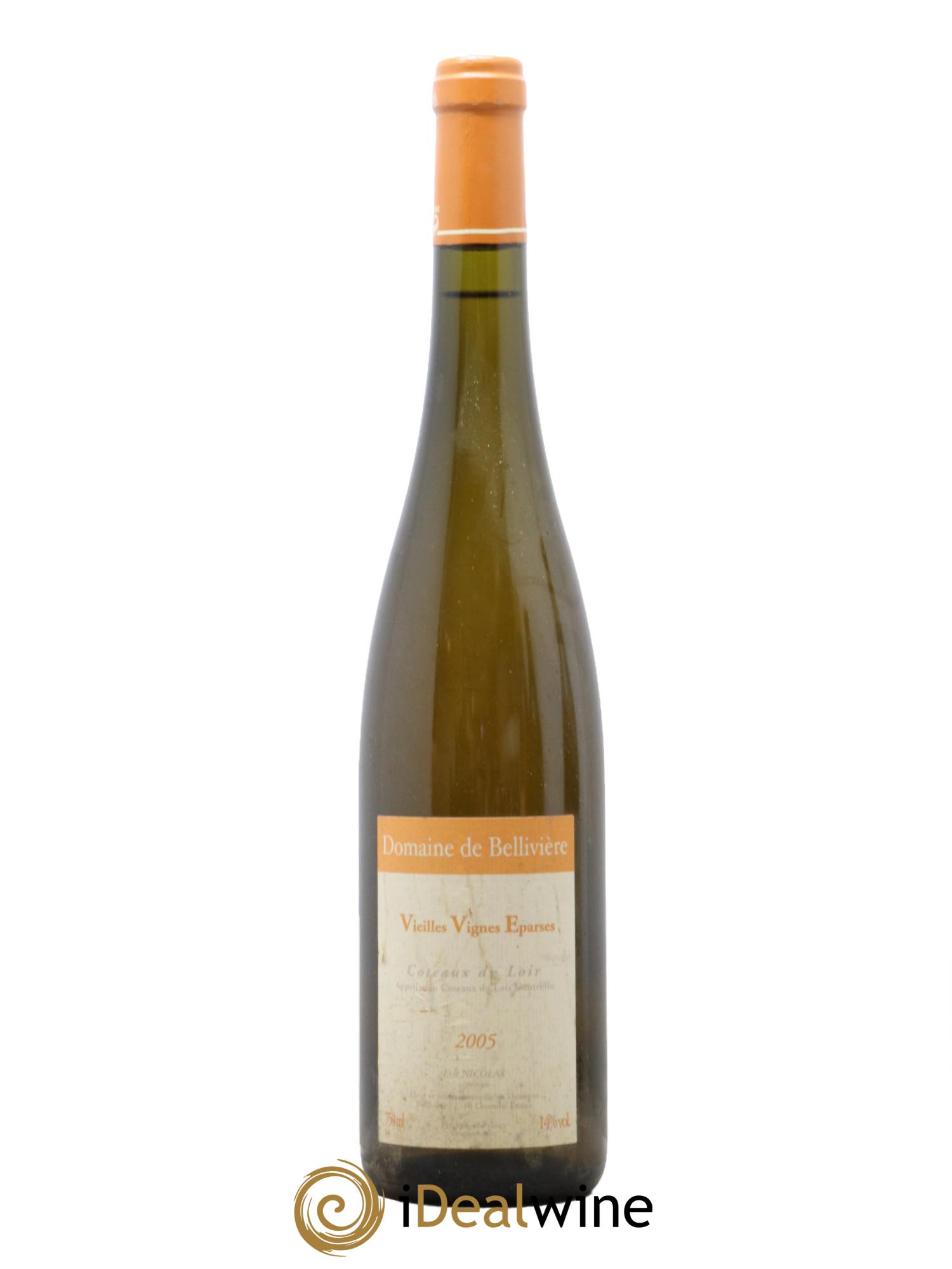 Coteaux du Loir Vieilles Vignes Eparses Domaine de Bellivière 2005 - Lot de 1 bouteille - 0