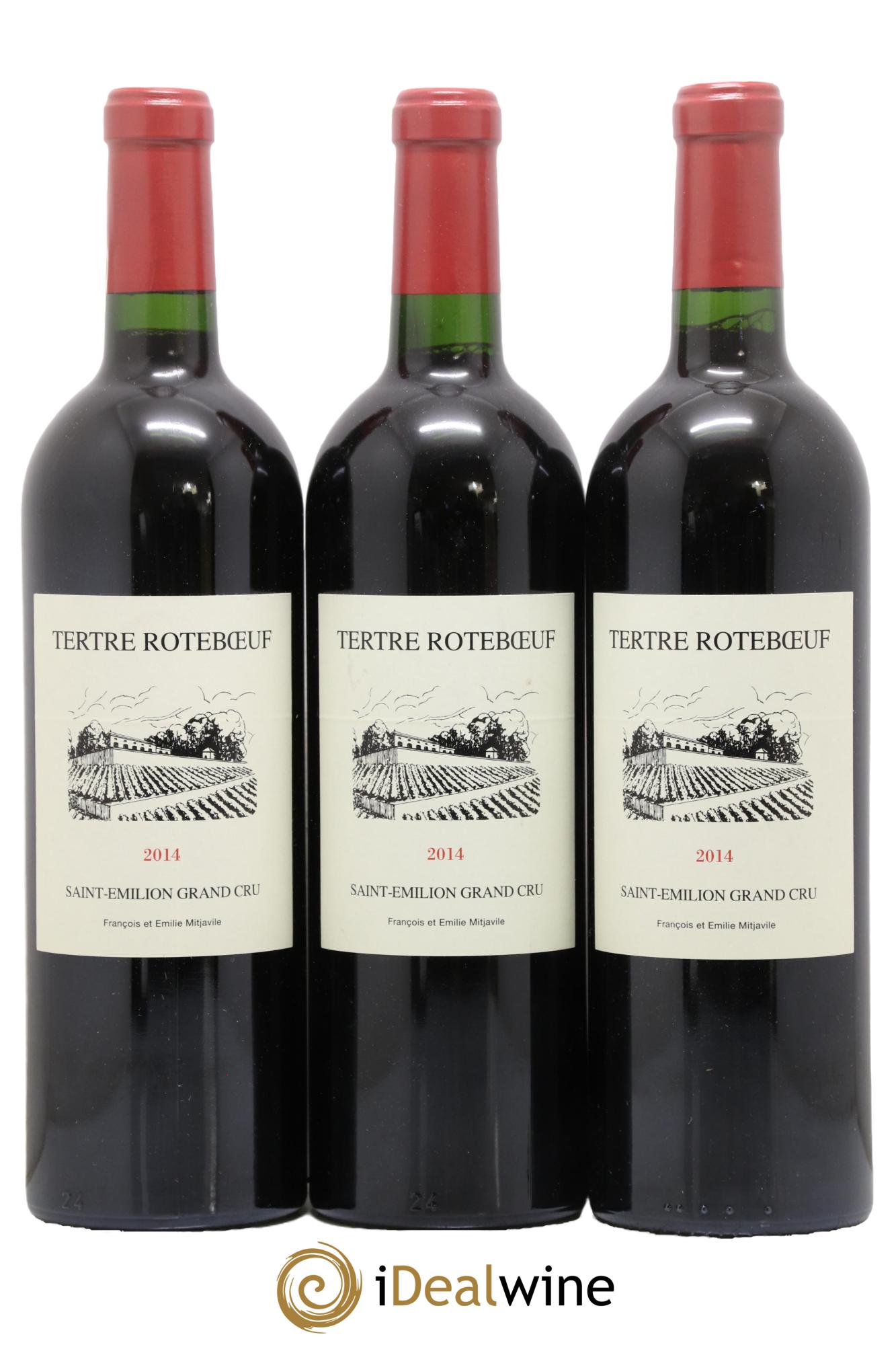 Château Tertre Roteboeuf 2014 - Lot of 3 bottles - 0