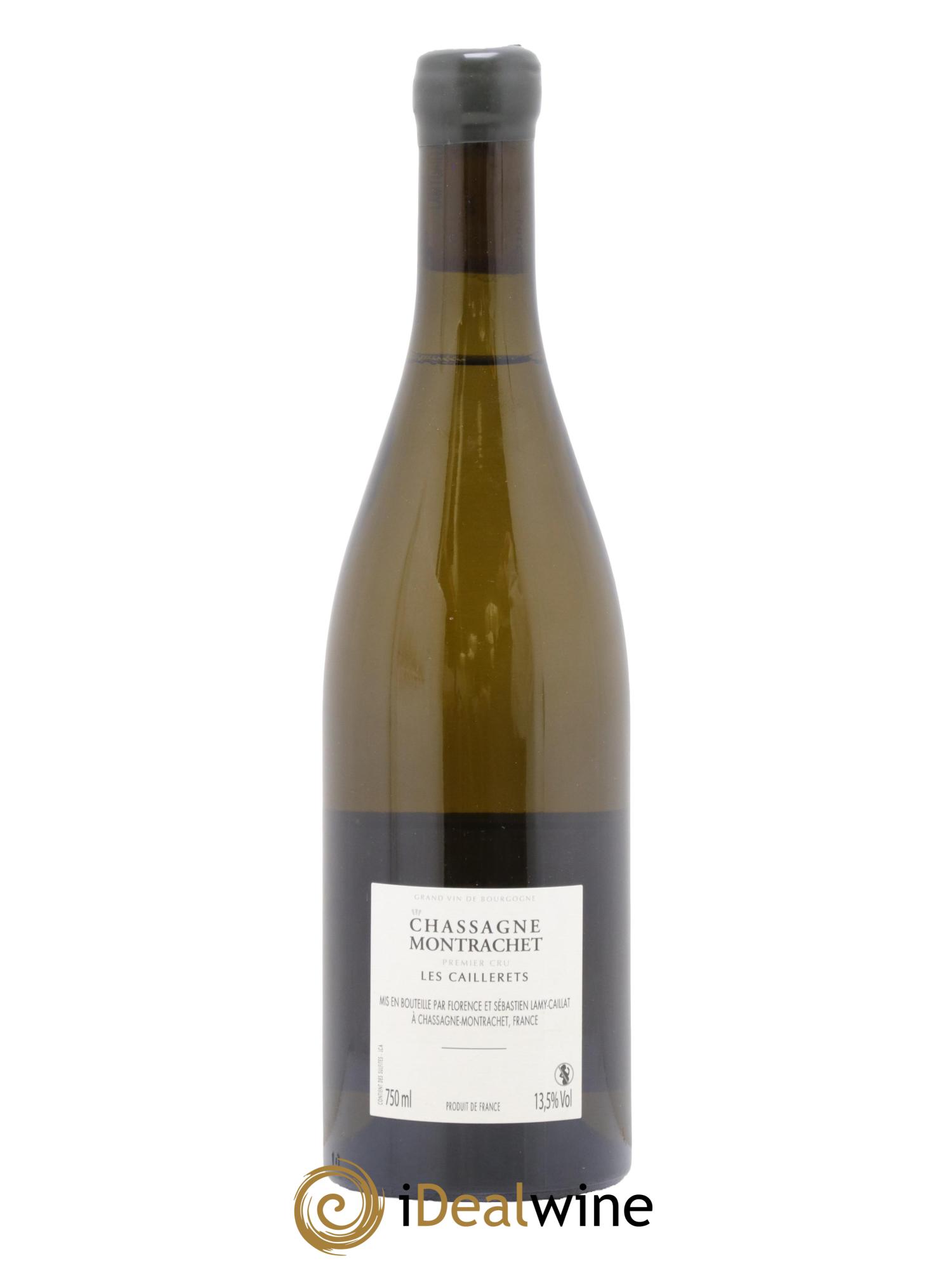 Chassagne-Montrachet 1er Cru Les Caillerets Lamy-Caillat (Domaine) 2018 - Lot of 1 bottle - 1
