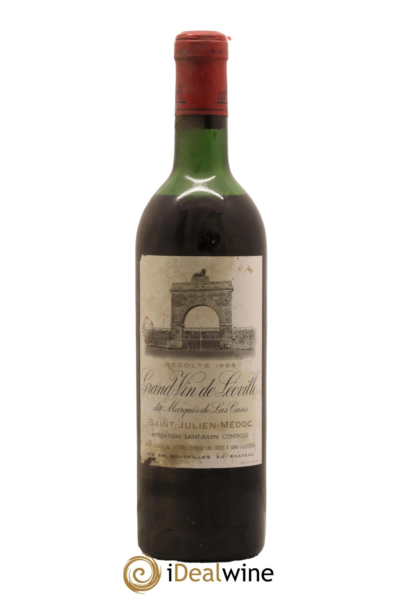 Château Léoville Las Cases 2ème Grand Cru Classé 1966 - Lot de 1 bouteille - 0