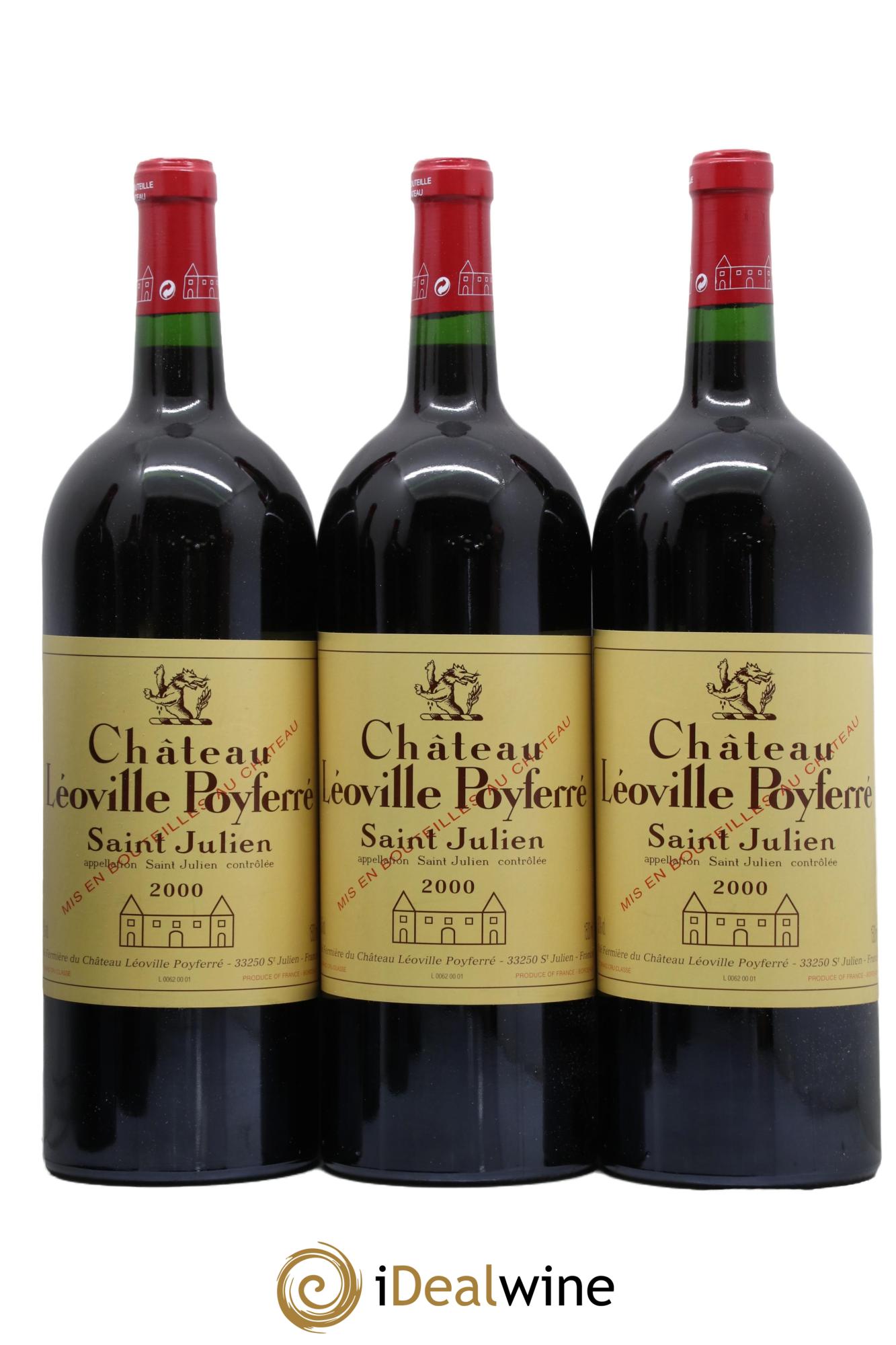 Château Léoville Poyferré 2ème Grand Cru Classé 2000 - Lot de 6 magnums - 2