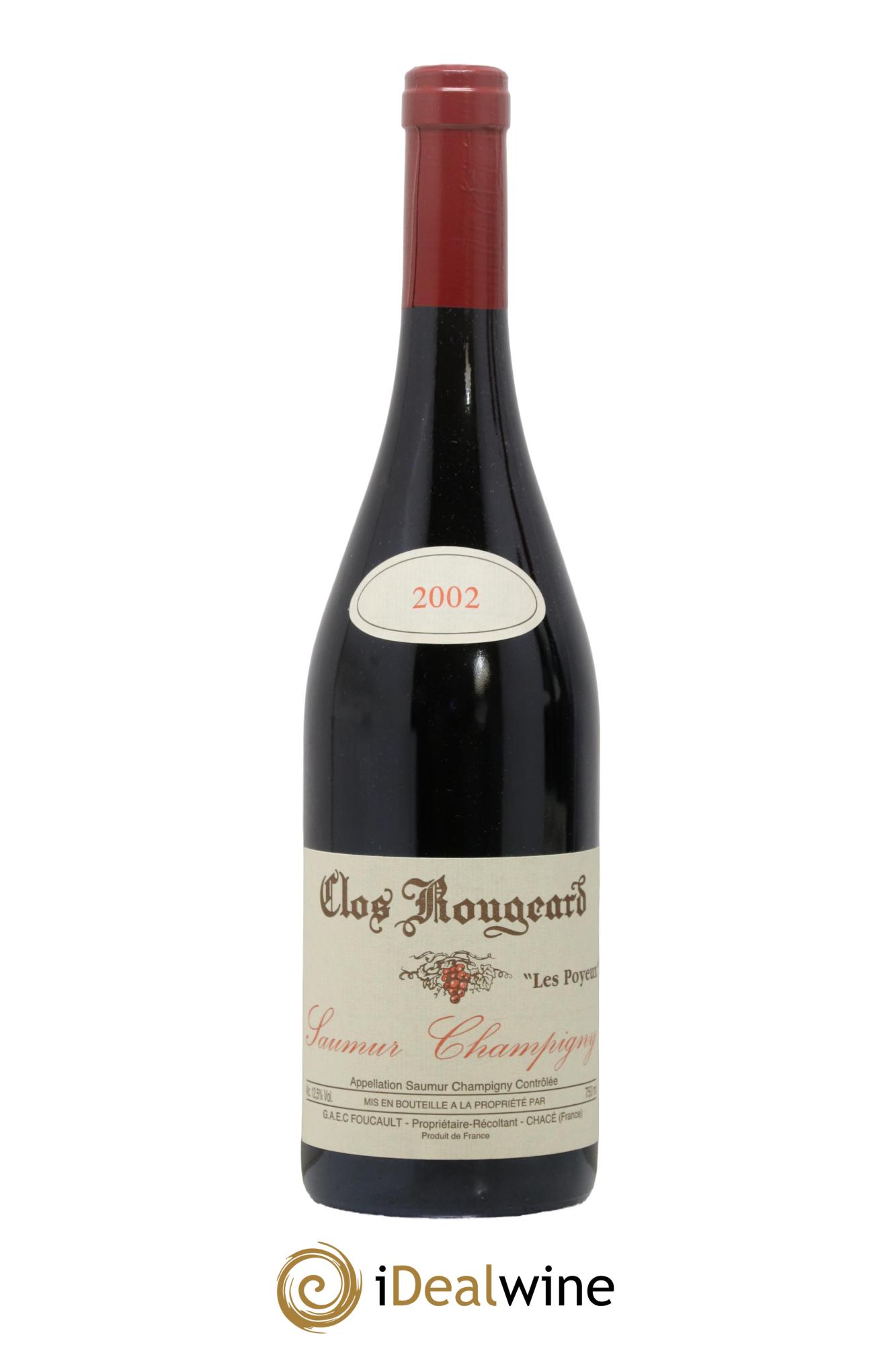 Saumur-Champigny Les Poyeux Clos Rougeard 2002 - Lot de 1 bouteille - 0
