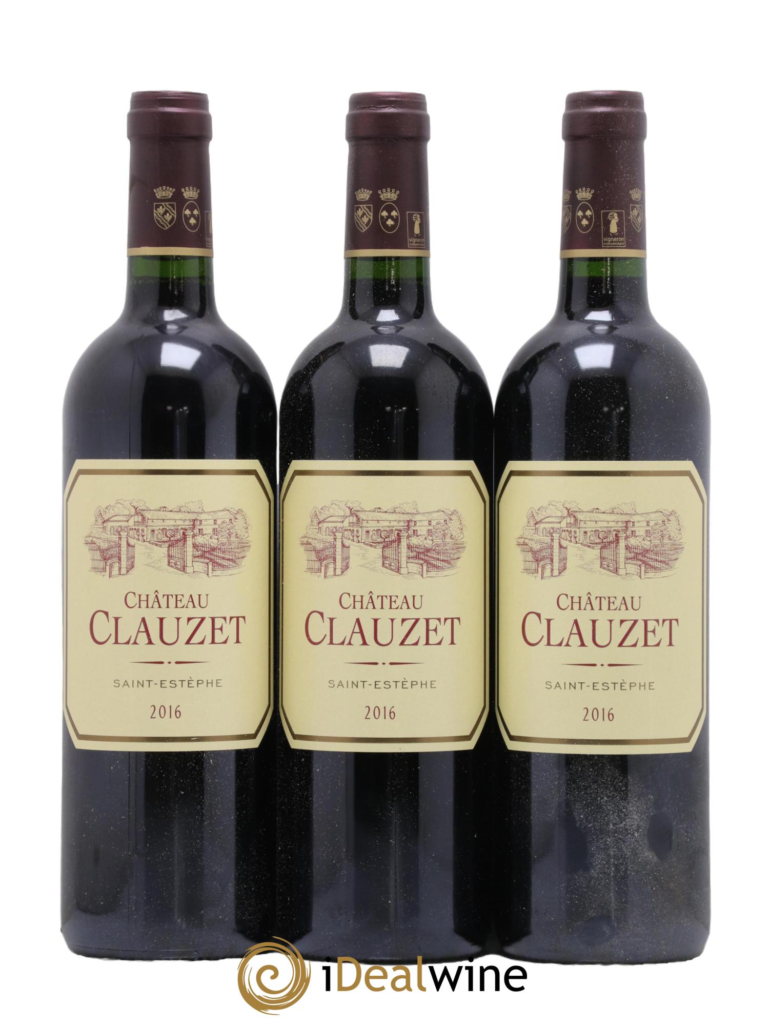 Château Clauzet 2016 - Lot de 3 bouteilles - 0