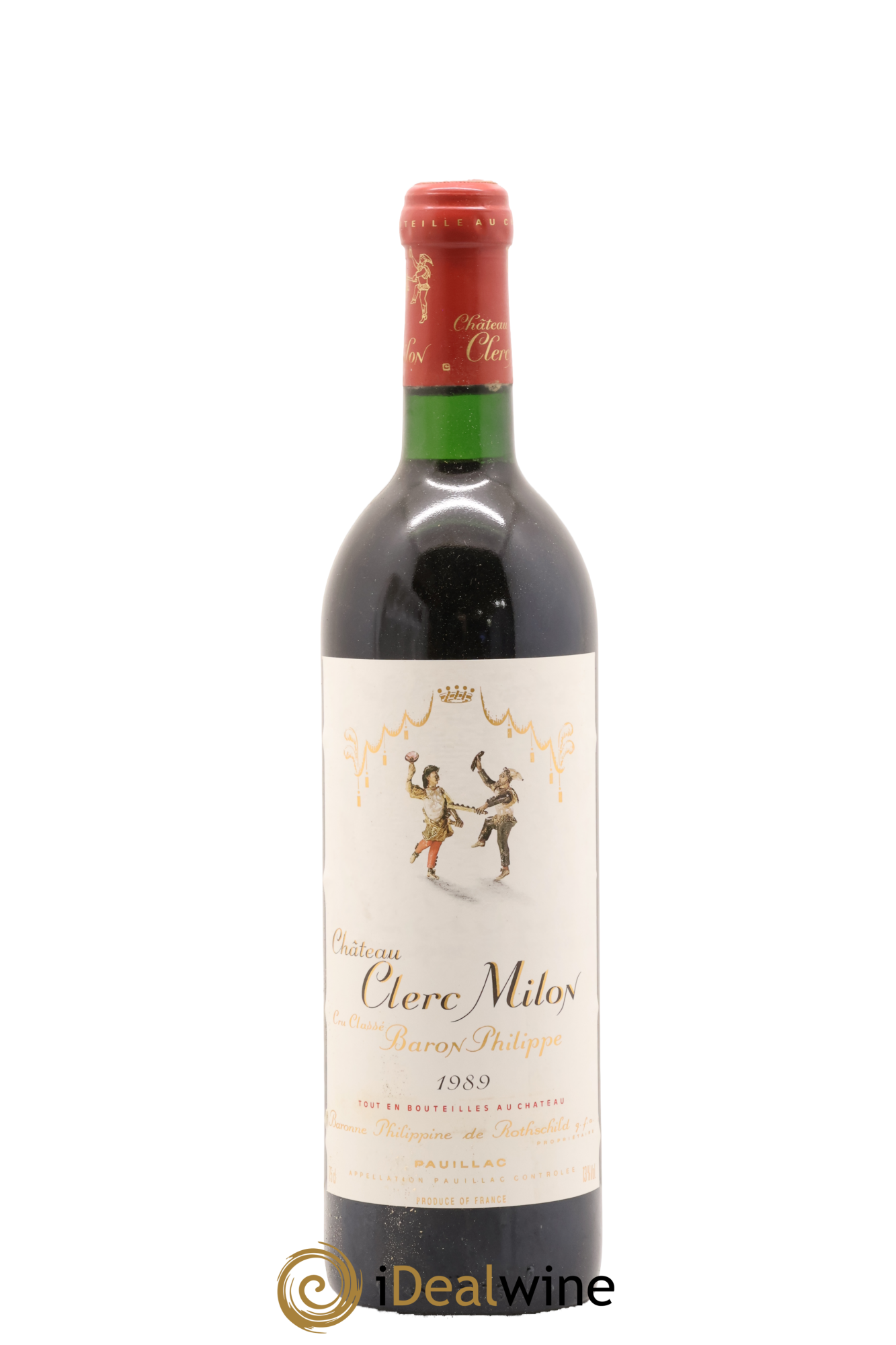 Château Clerc Milon 5ème Grand Cru Classé 1989 - Posten von 1 Flasche - 0