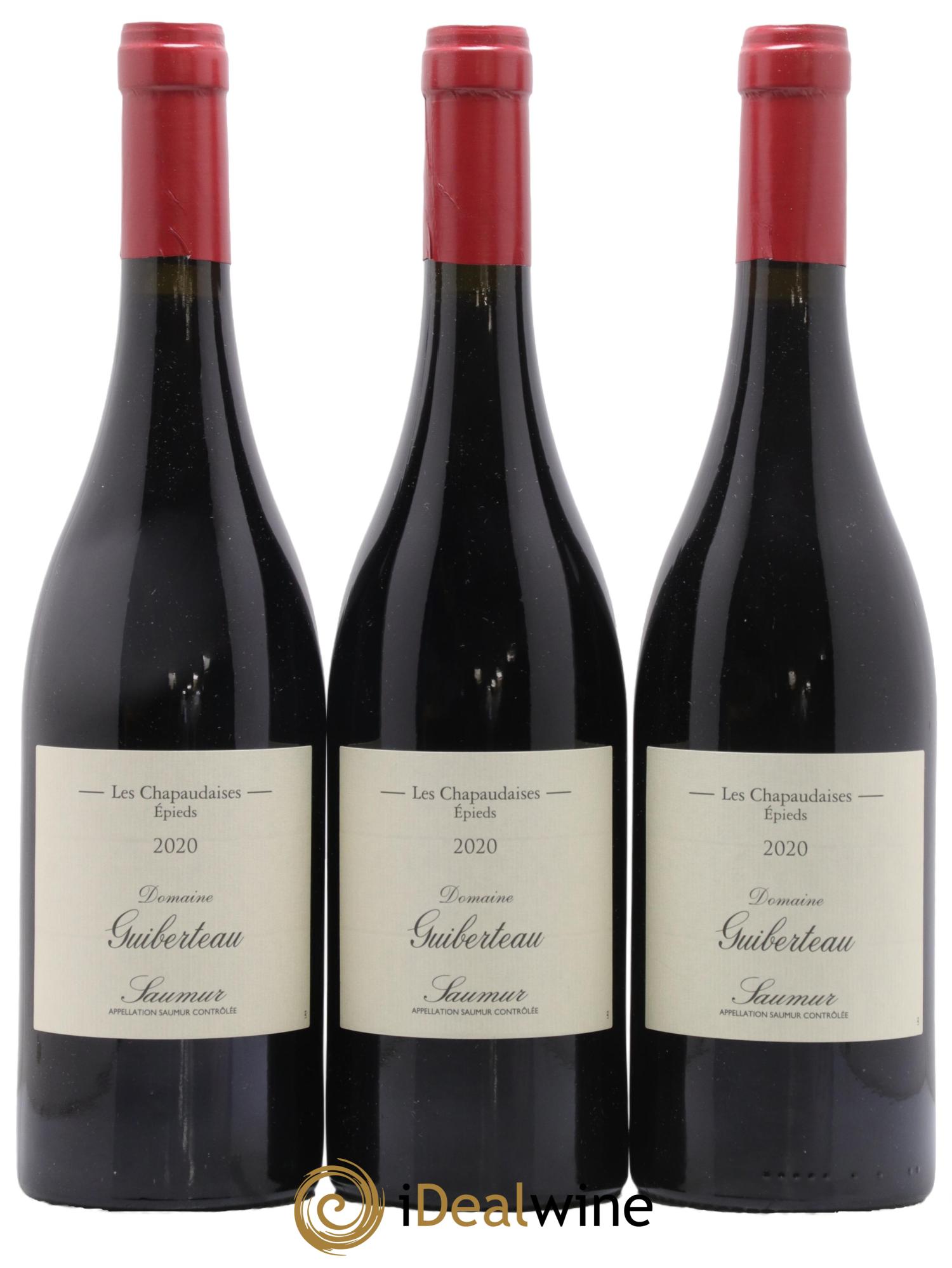 Saumur Les Chapaudaises Domaine Guiberteau 2020 - Lot de 3 bouteilles - 0
