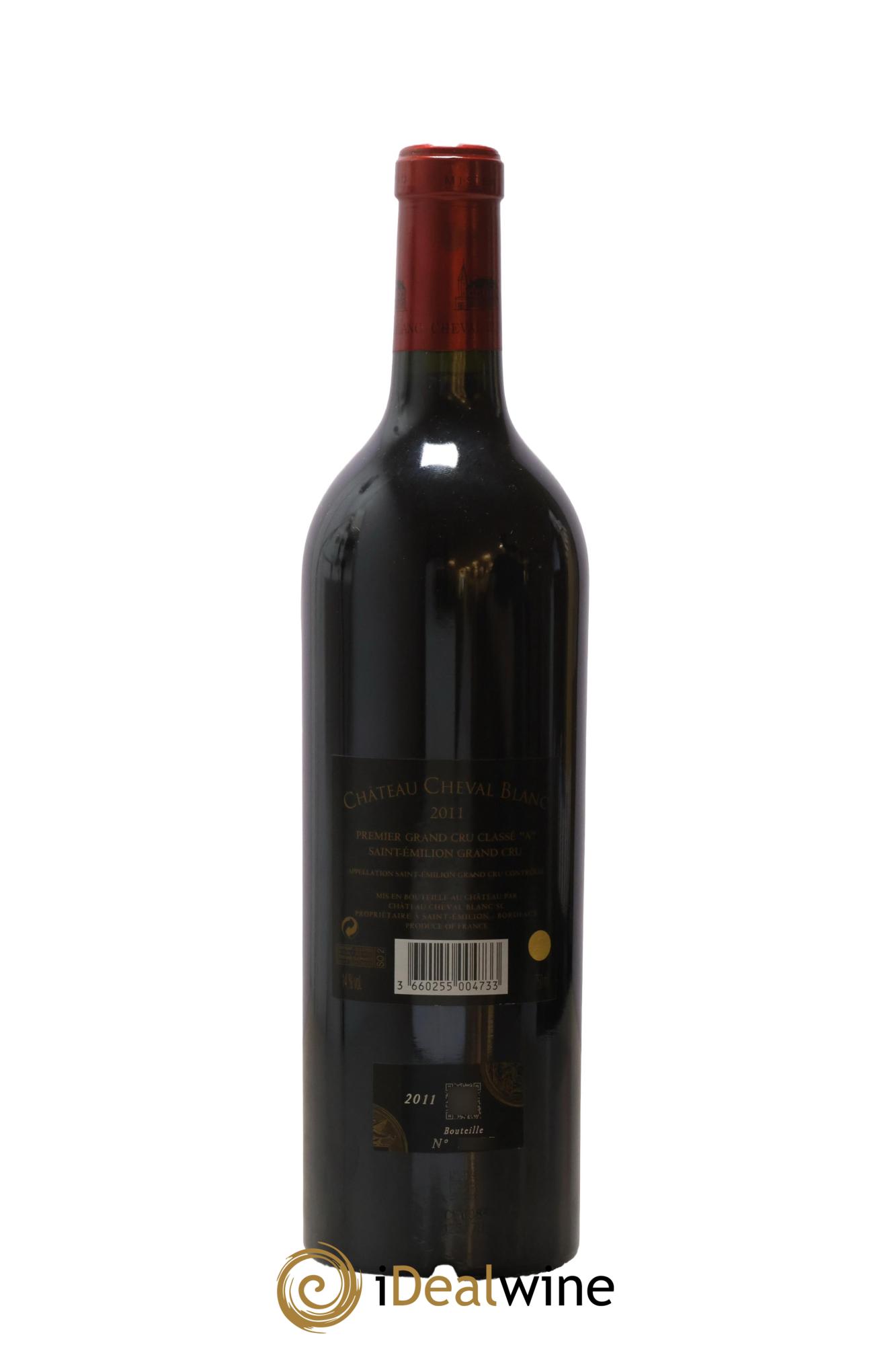 Château Cheval Blanc 1er Grand Cru Classé A 2011 - Lot de 1 bouteille - 1