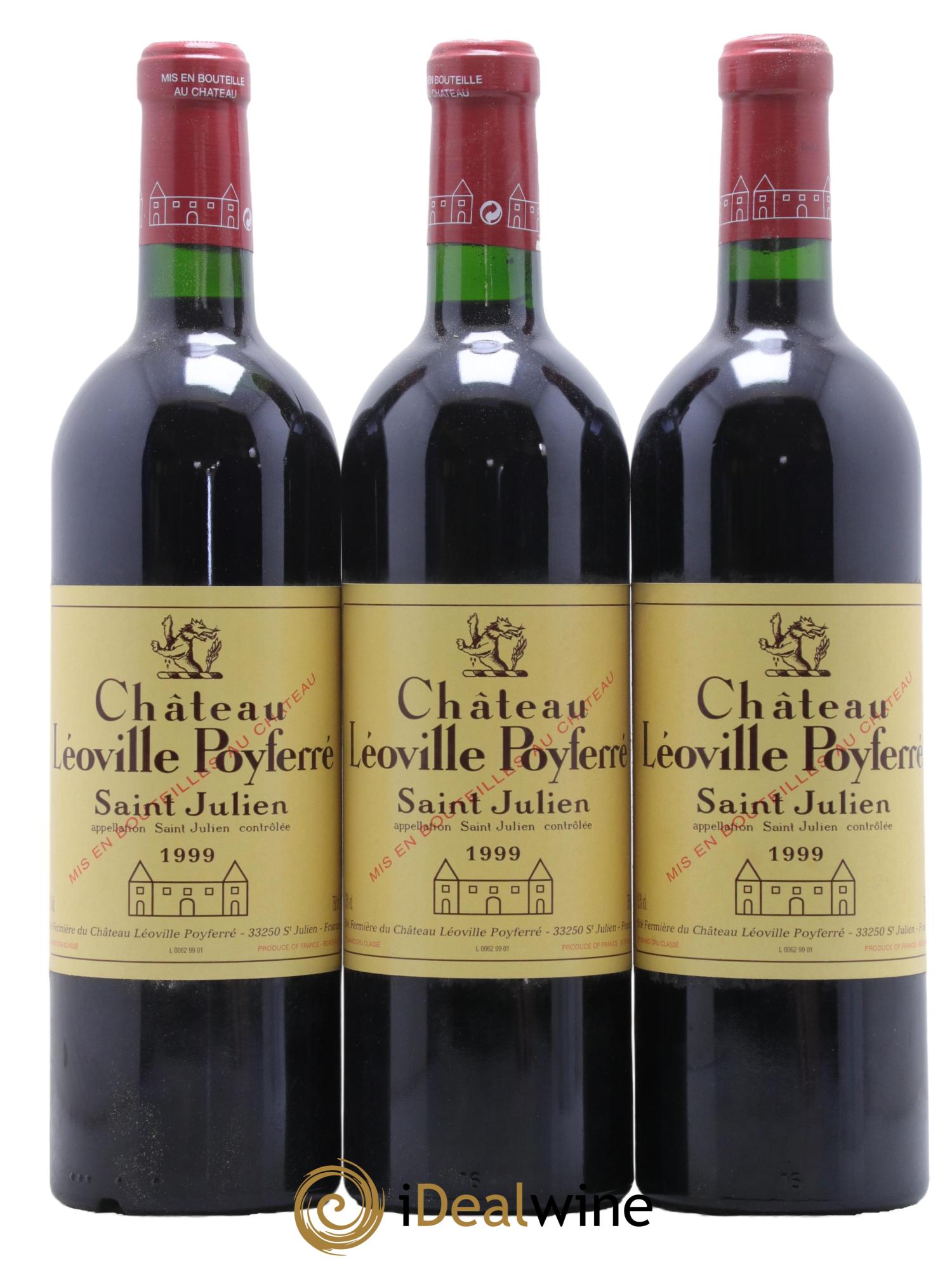Château Léoville Poyferré 2ème Grand Cru Classé 1999 - Lot de 12 bouteilles - 3