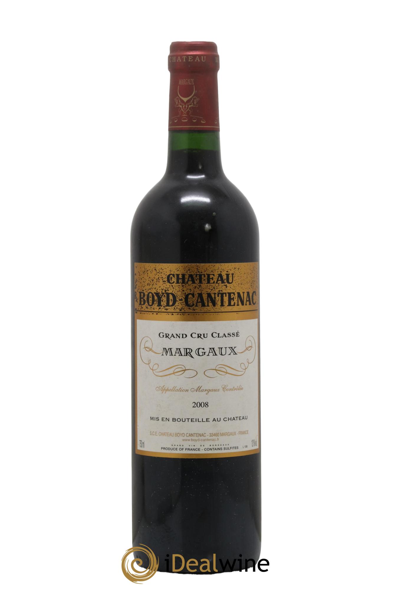 Château Boyd Cantenac 3ème Grand Cru Classé 2008 - Posten von 1 Flasche - 0