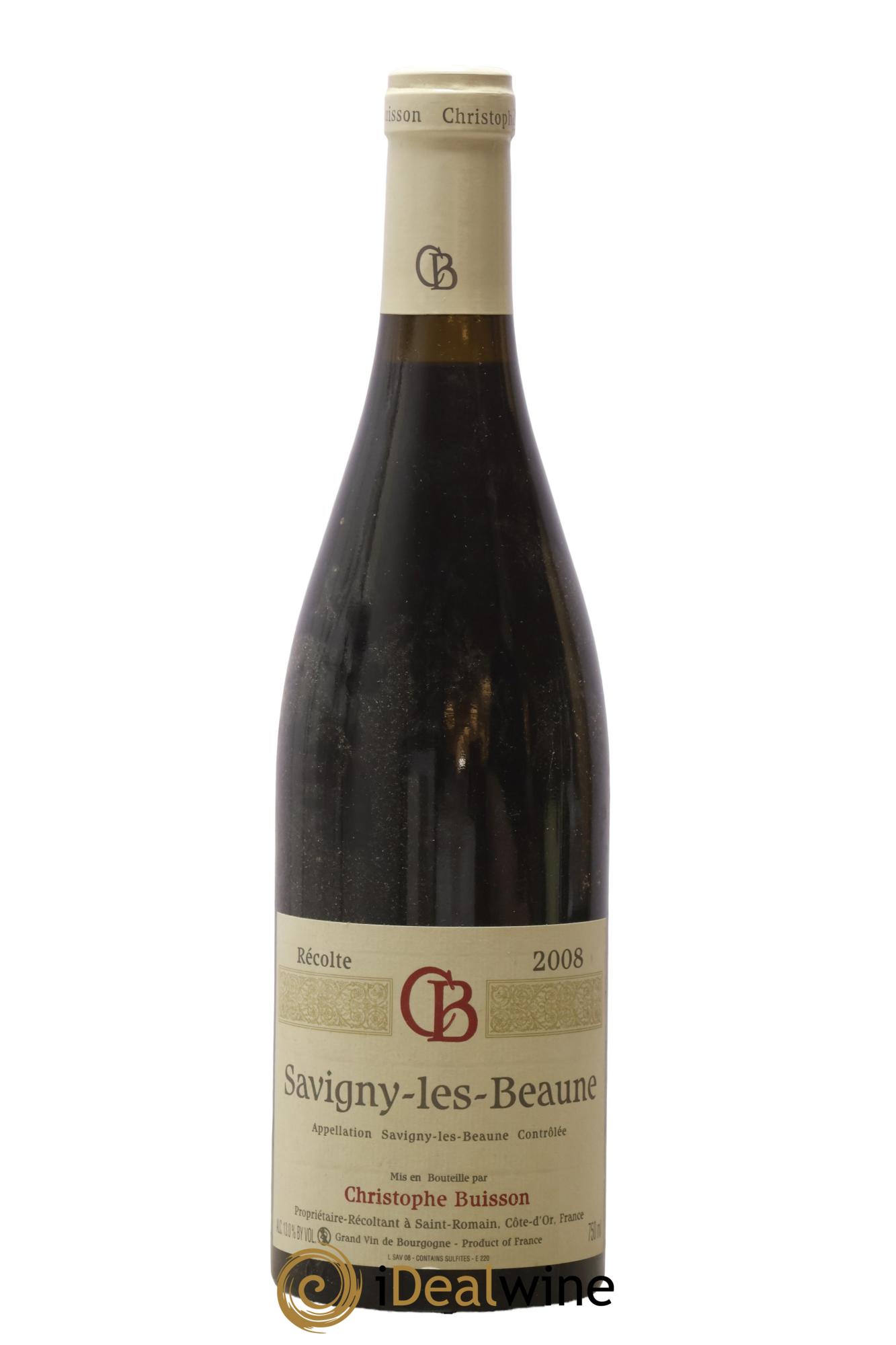 Savigny-lès-Beaune Domaine Christophe Buisson 2008 - Lot de 1 bouteille - 0