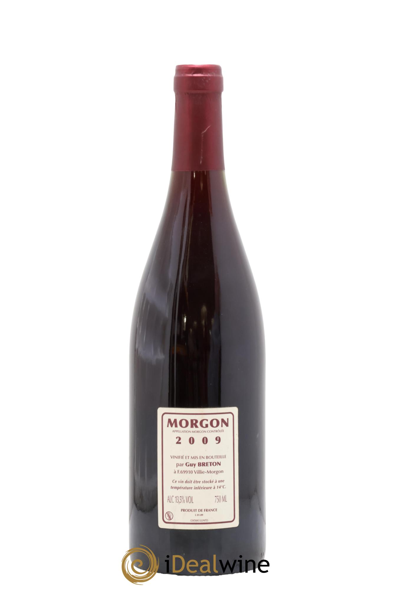 Morgon Ptit Max Guy Breton 2009 - Lot of 1 bottle - 1